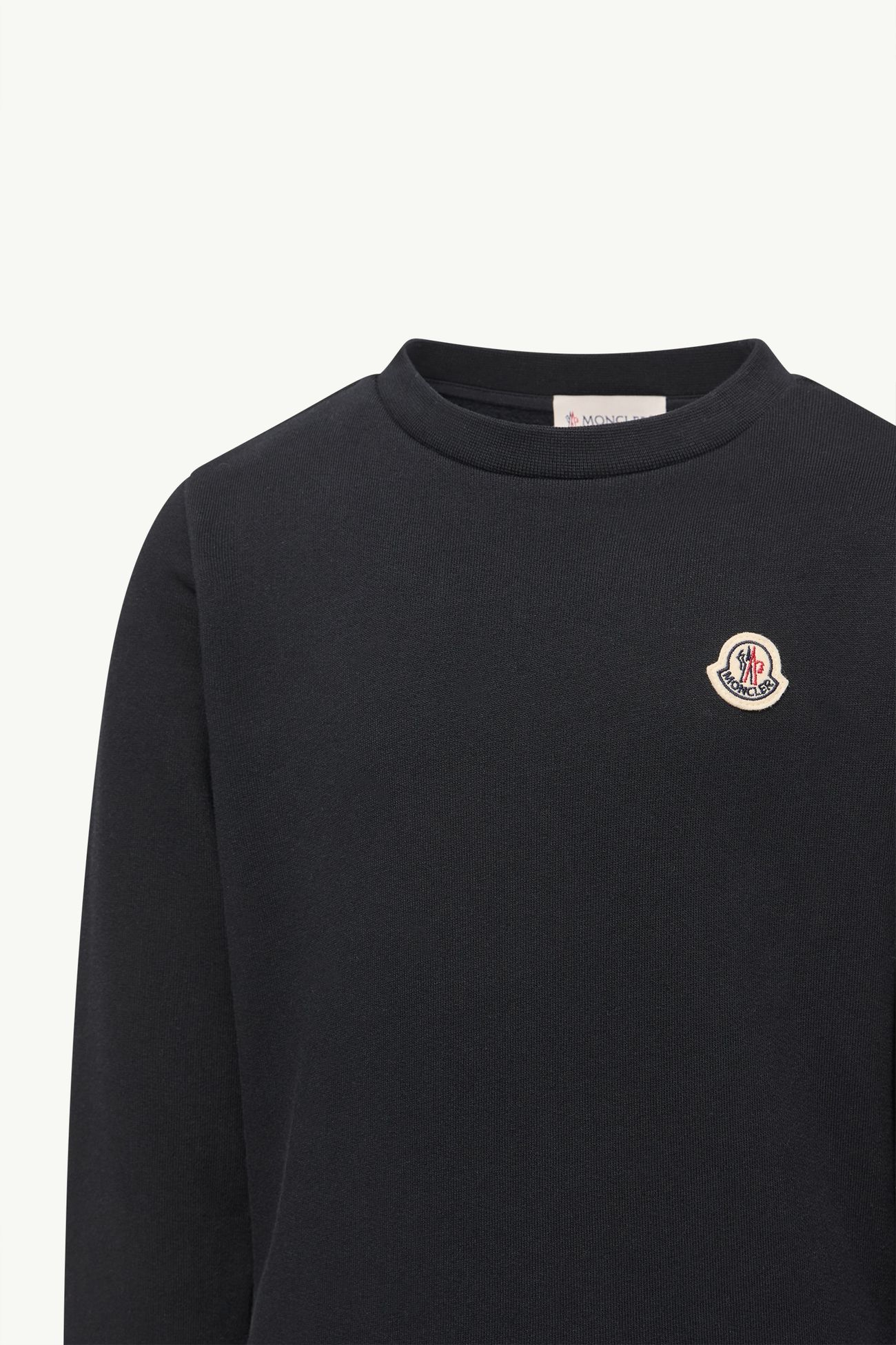 Embroidered Logo Cotton Sweatsuit Boy Dark Blue Moncler 2