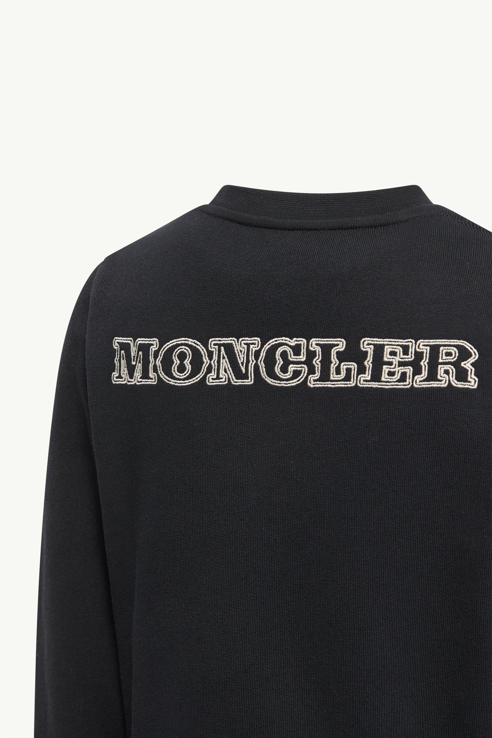 MONCLER スウェット トレーナー ロゴワッペン ネイビー L Dark Blue Embroidered Logo Cotton Sweatsuit - Pants & Tracksuits