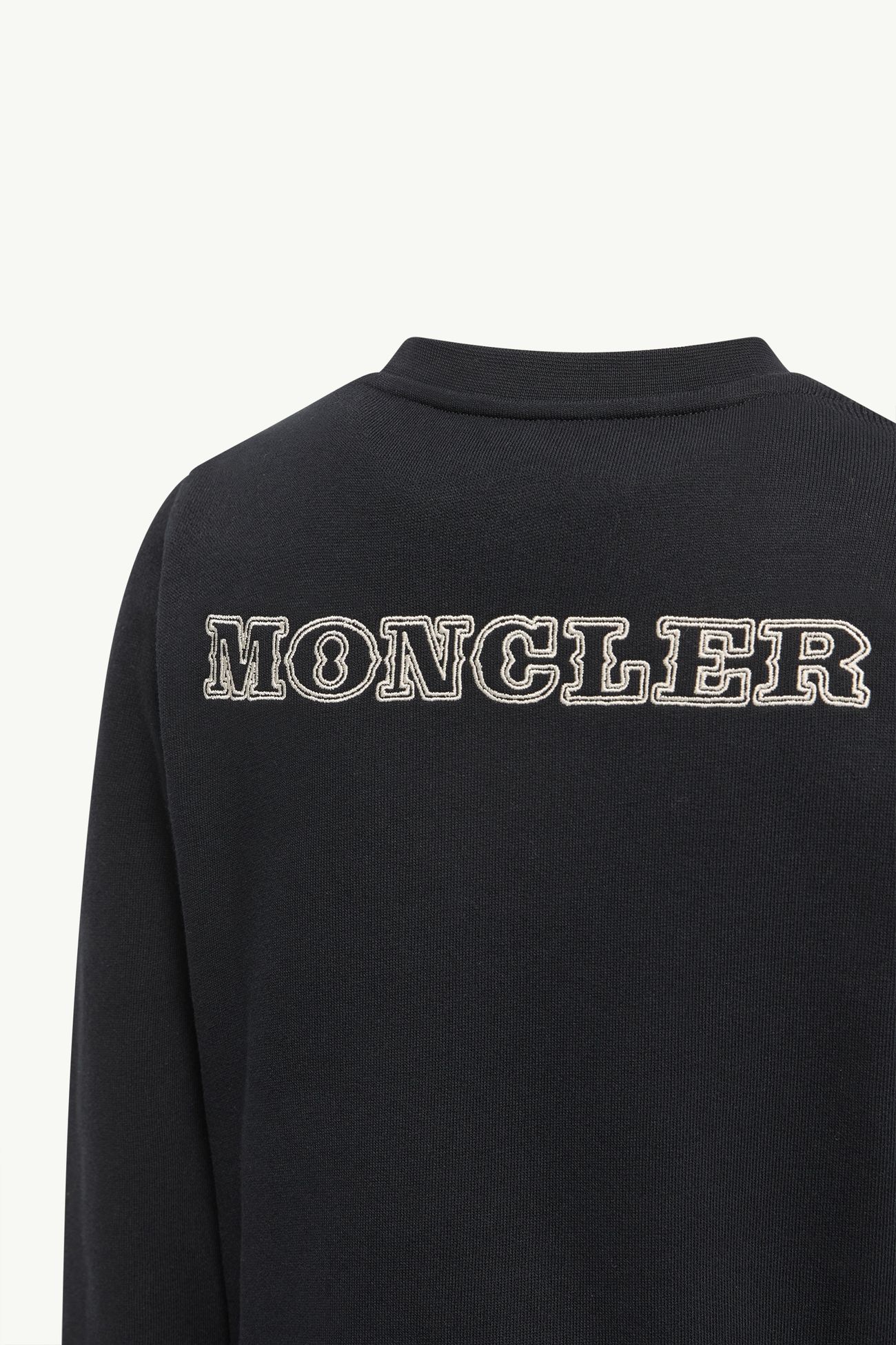 Embroidered Logo Cotton Sweatsuit Boy Dark Blue Moncler 4