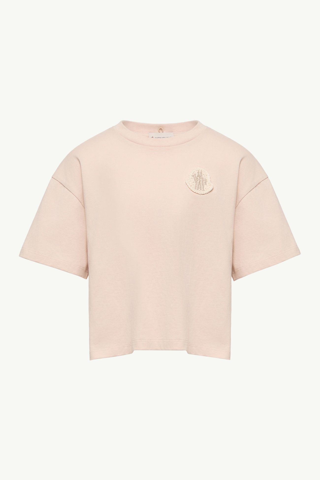 T-shirt en coton (lot de deux) Fille Blanc & Rose Moncler 6