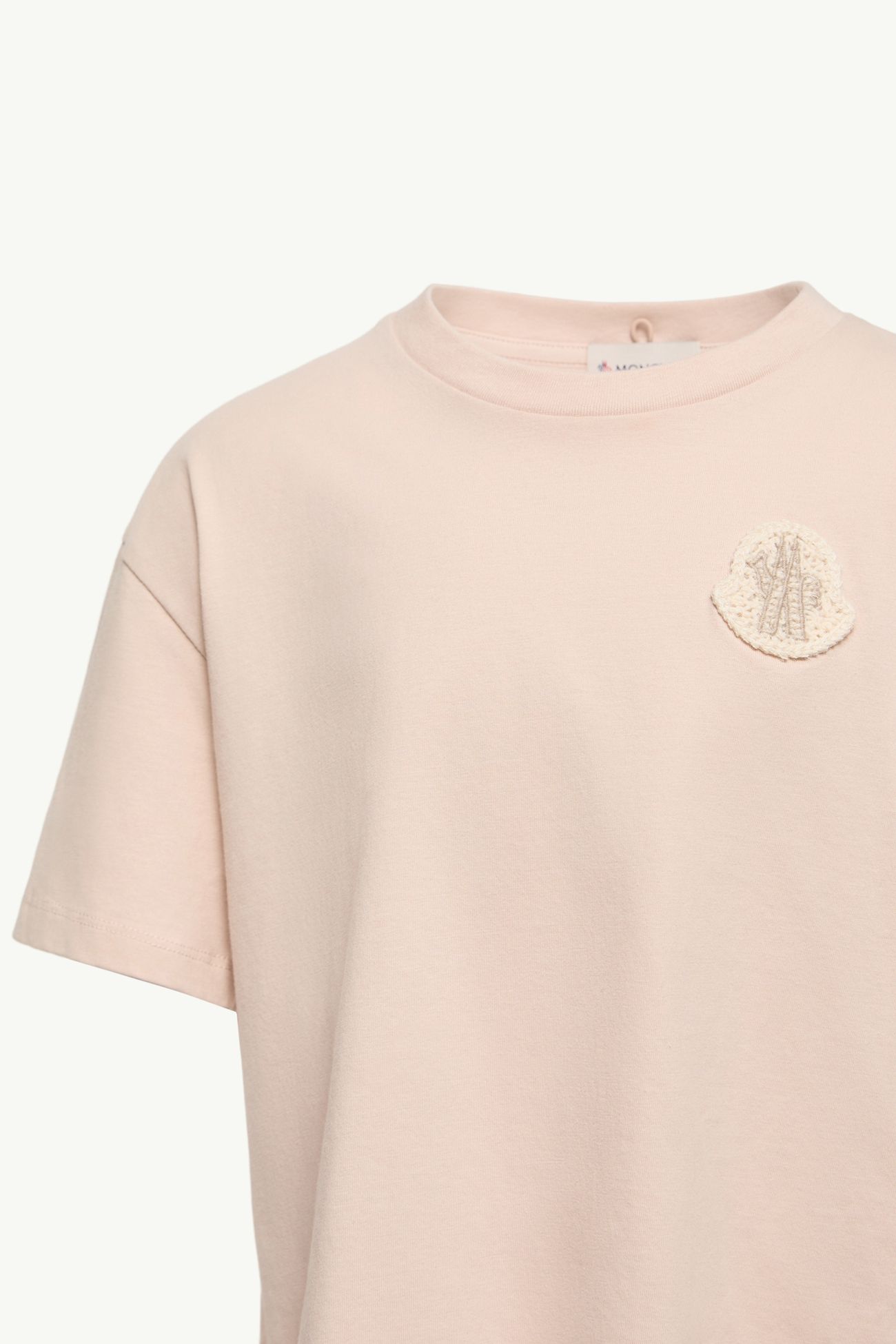 Camiseta de algodón (pack de dos) Niña Blanco & Rosa Moncler 7