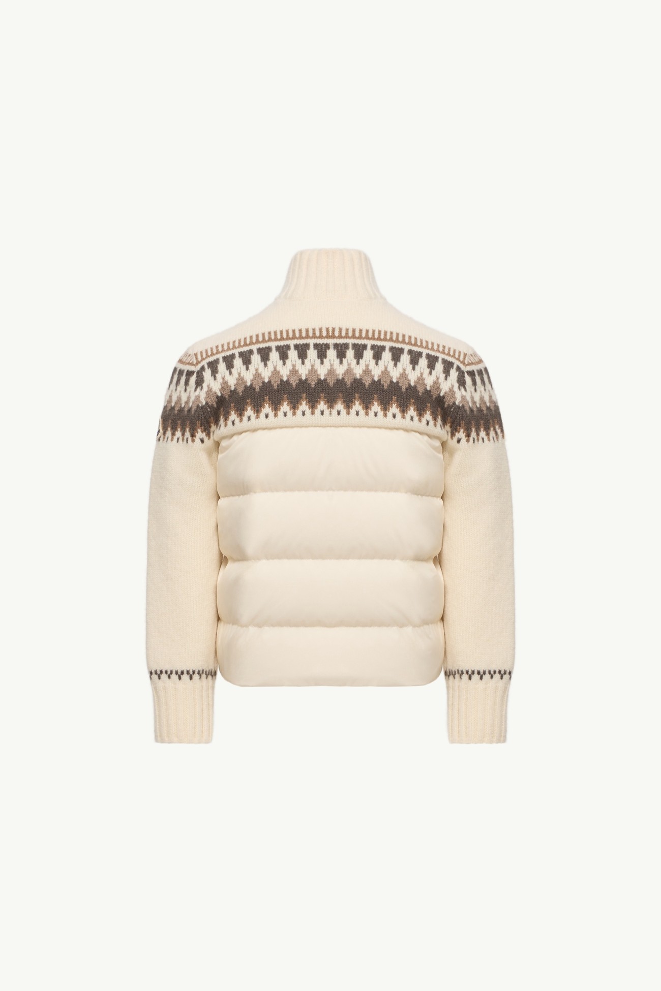 울 집업 다운 카디건 키즈 남아 화이트 Moncler 3