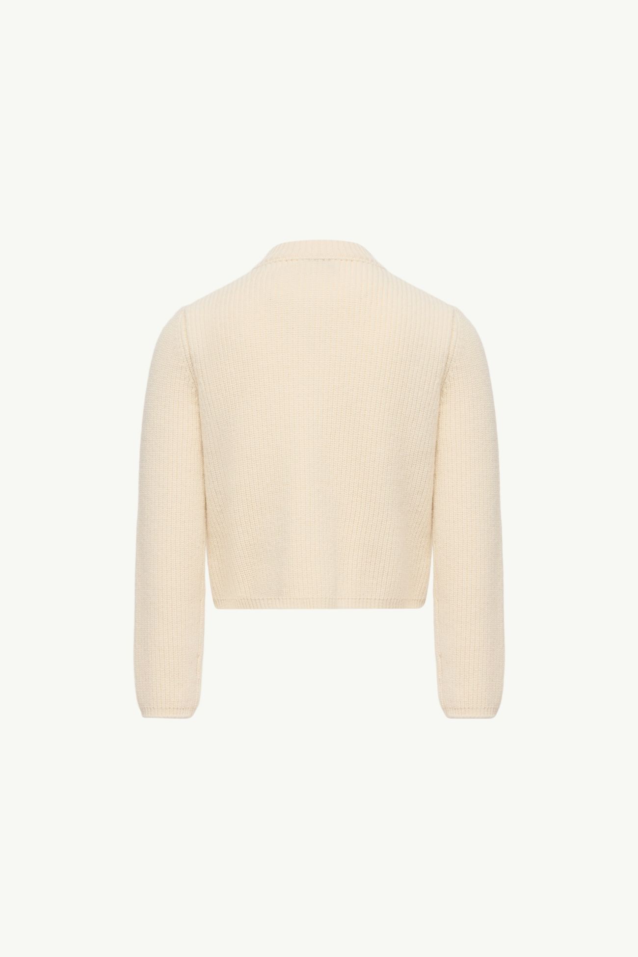 Cárdigan acolchado de lana y cachemira Niña Blanco Marfil Moncler 3