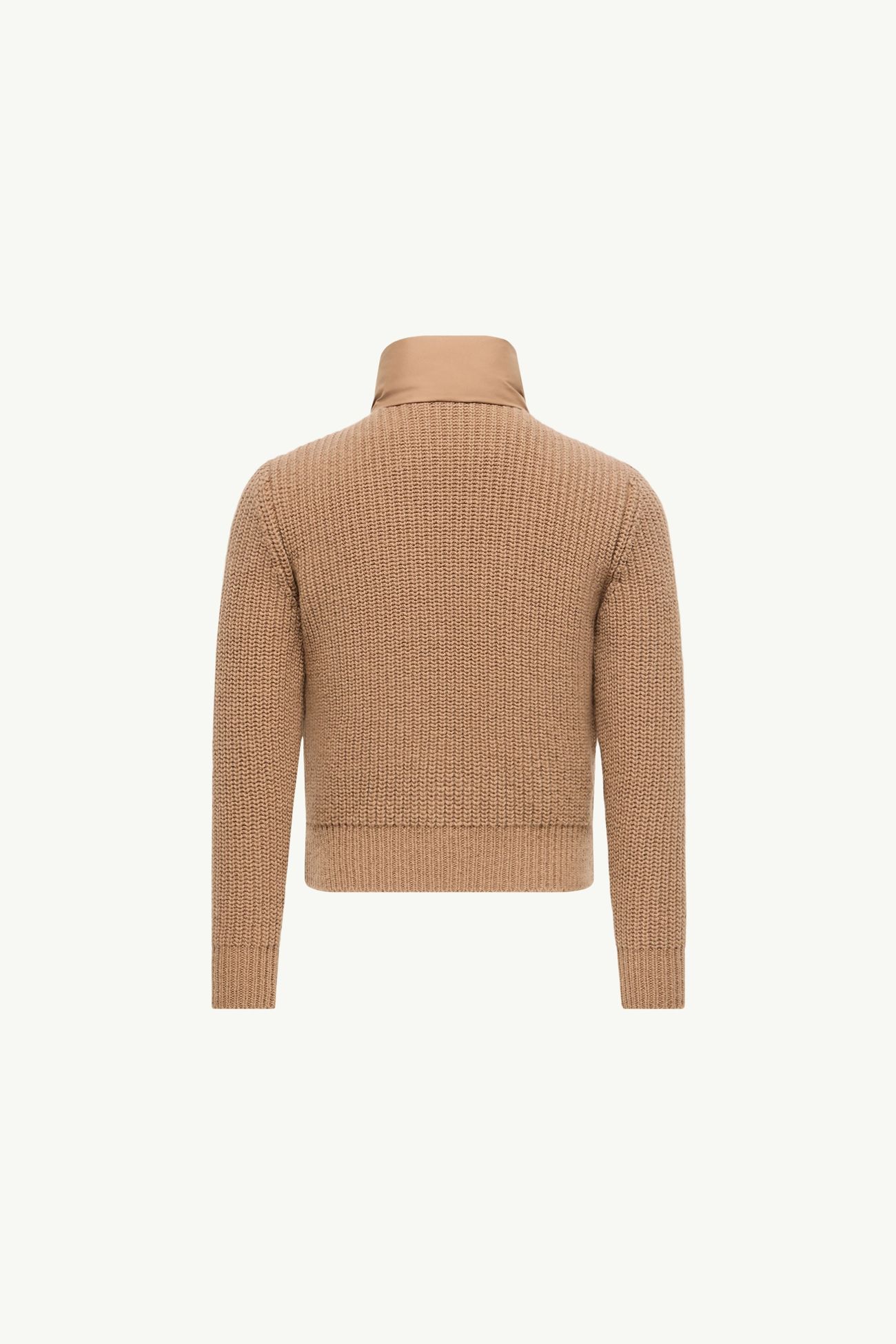 男童羊毛和山羊绒加衬拉链开衫 男童 米色 Moncler 3