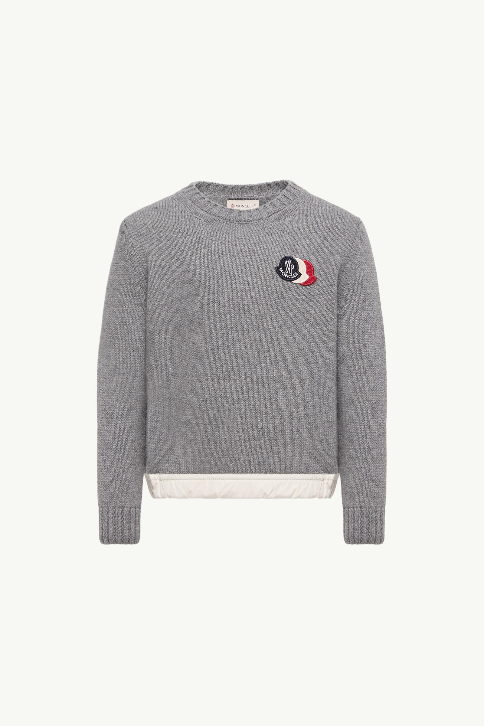 Wool & Cashmere Knit Jumper Boy Gray Moncler, 1 of 0