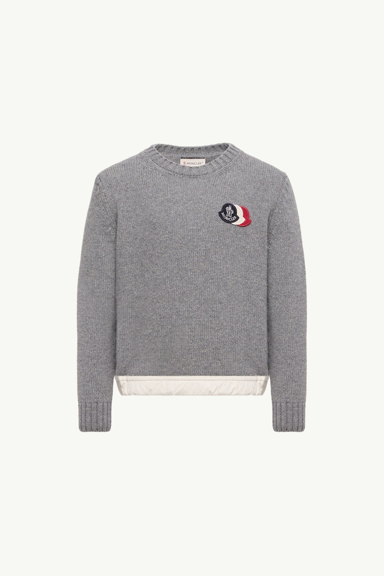 羊毛羊絨針織毛衣 男童 灰色 Moncler 0