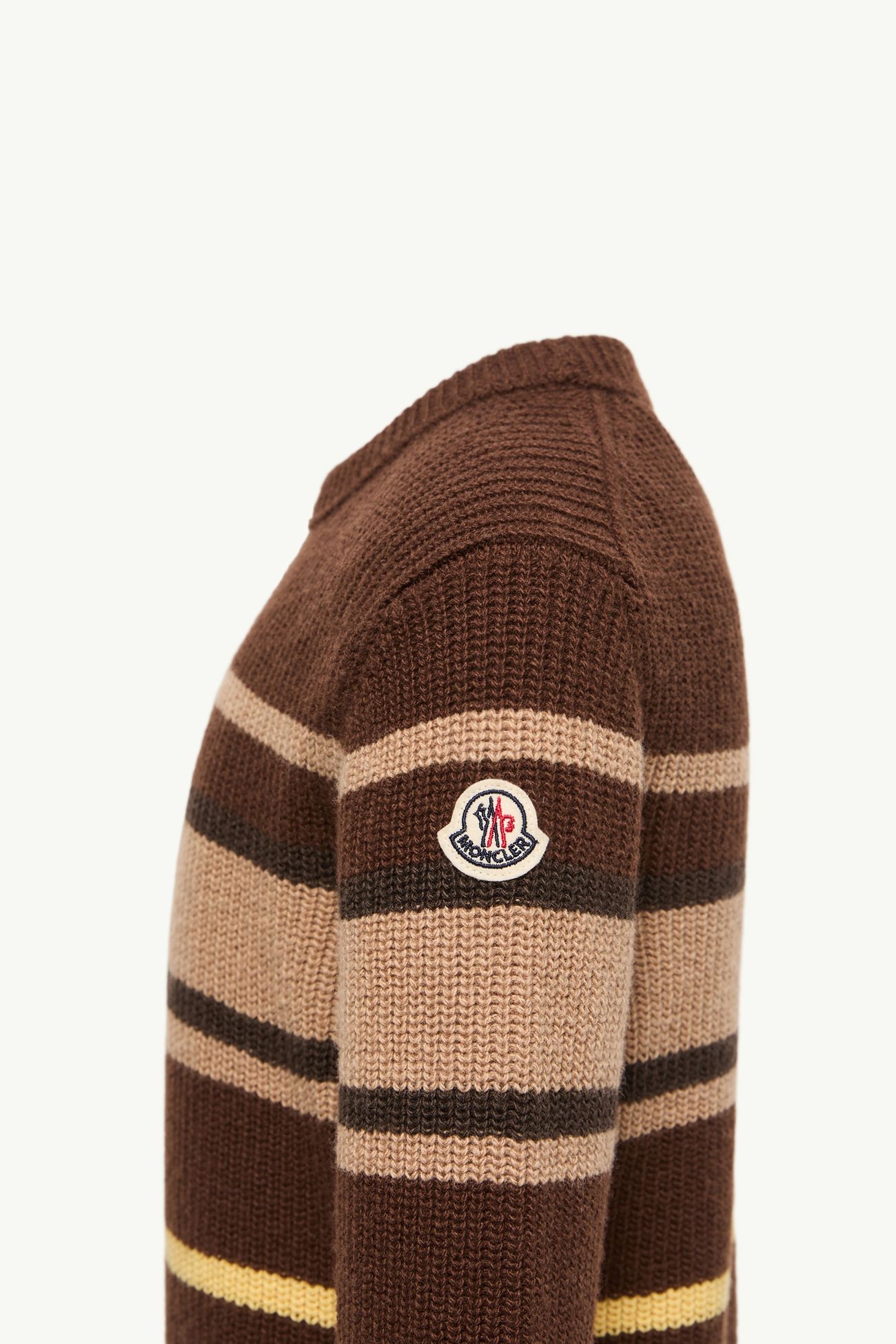 Wool & Cashmere Blend Jumper Boy Brown Moncler 1