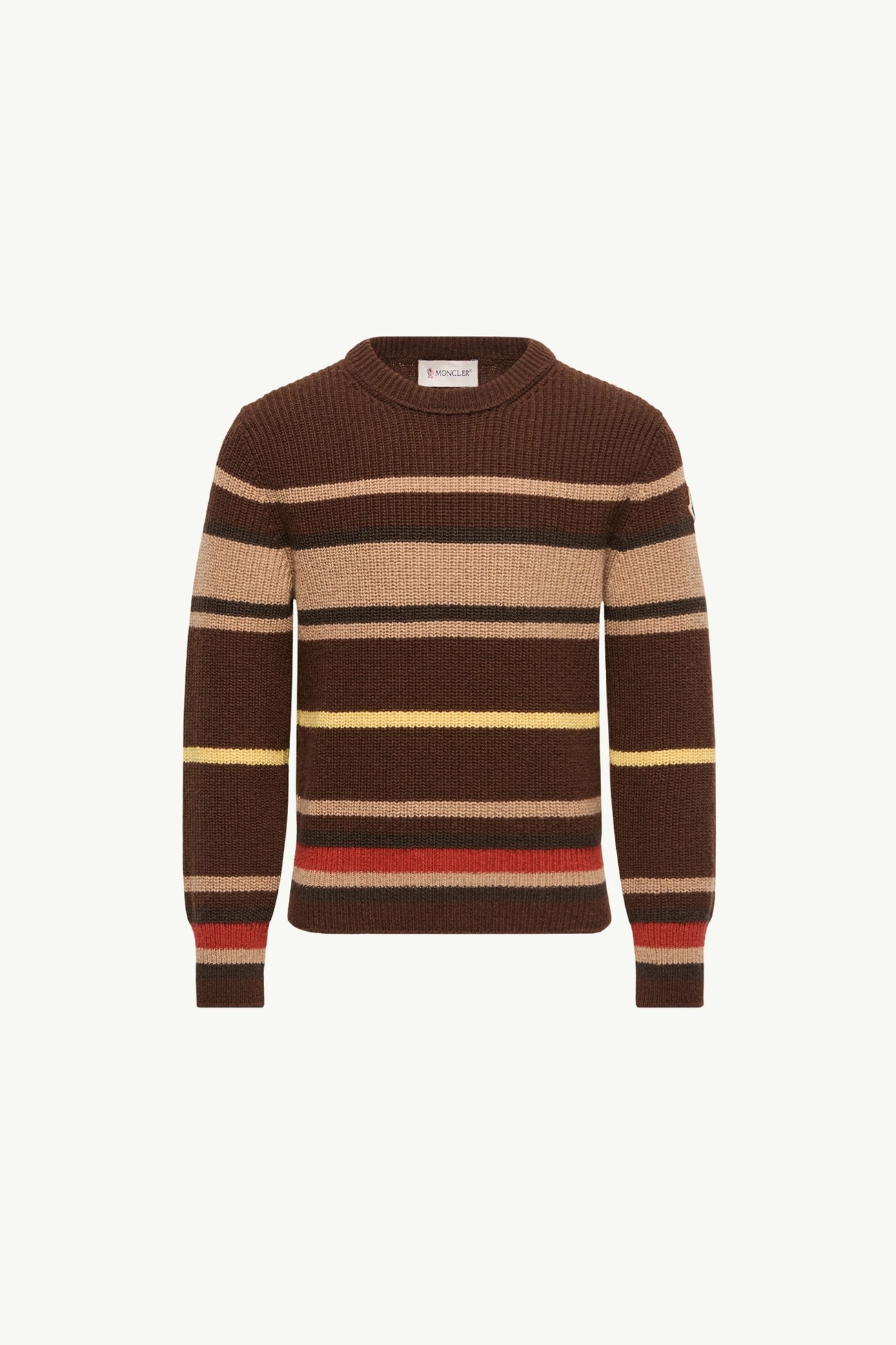 羊毛羊絨混紡毛衣 男童 啡色 Moncler 0
