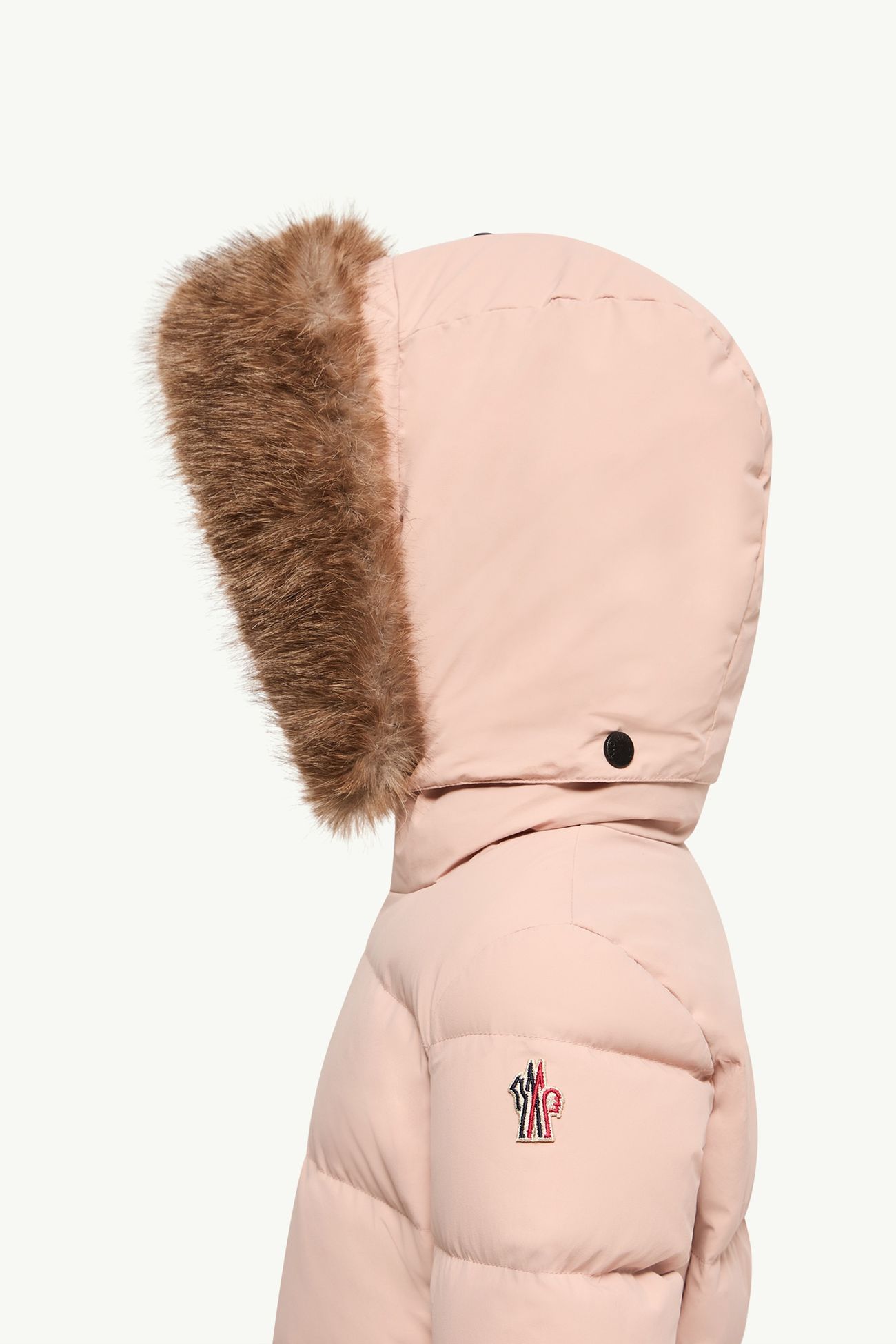 New Guyane Daunen-Skijacke mit Kapuze Mädchen Pink Moncler 1