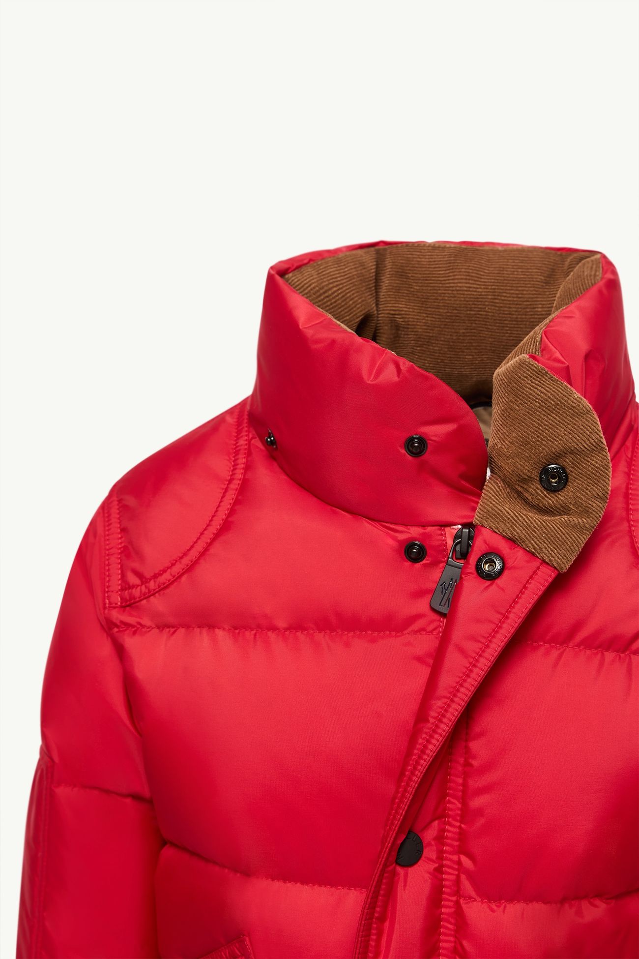 Miller isolierte Skijacke mit Kapuze Jungen Rot Moncler 5