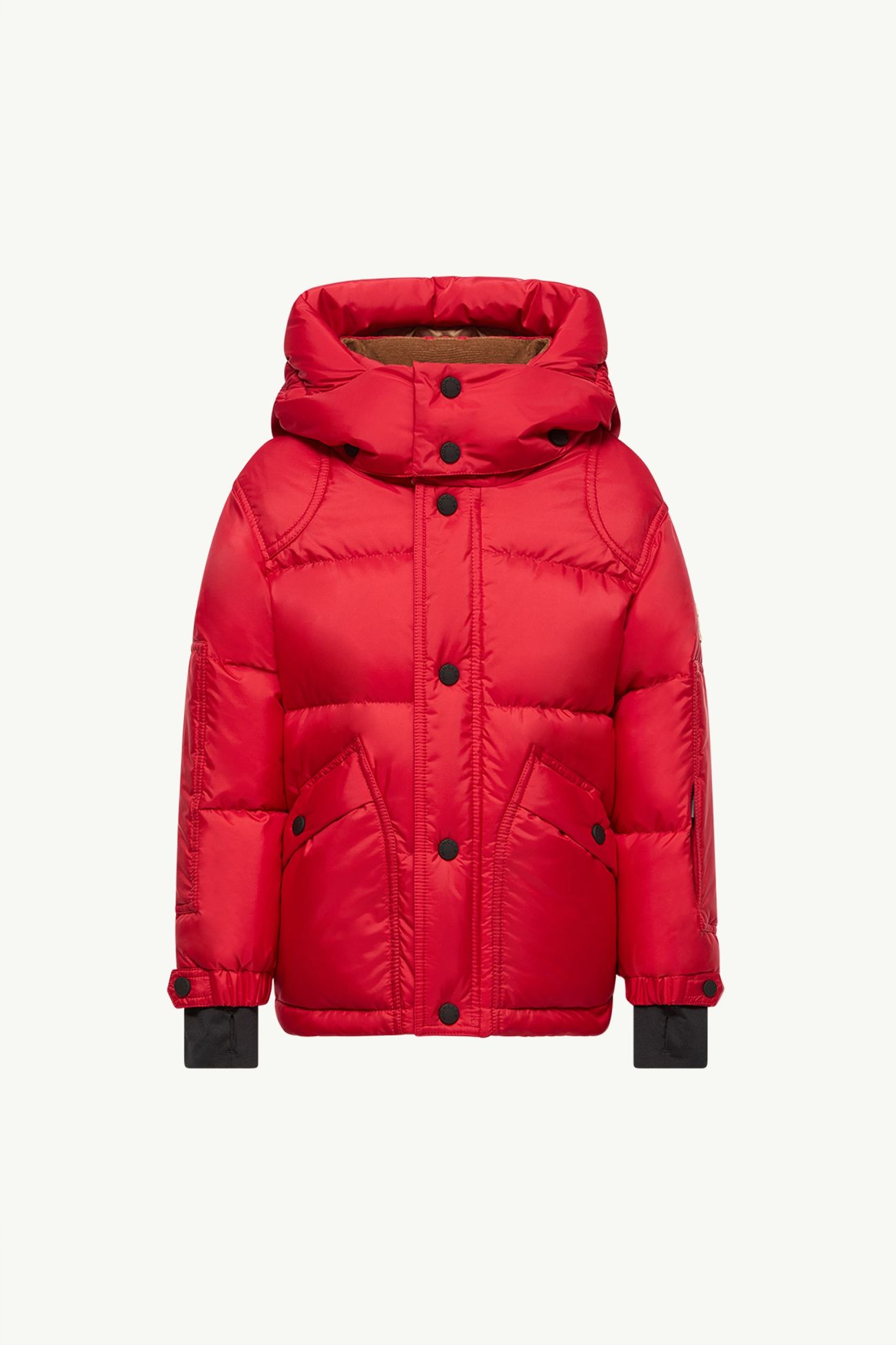 Miller連帽保暖滑雪外套 男童 紅色 Moncler 0
