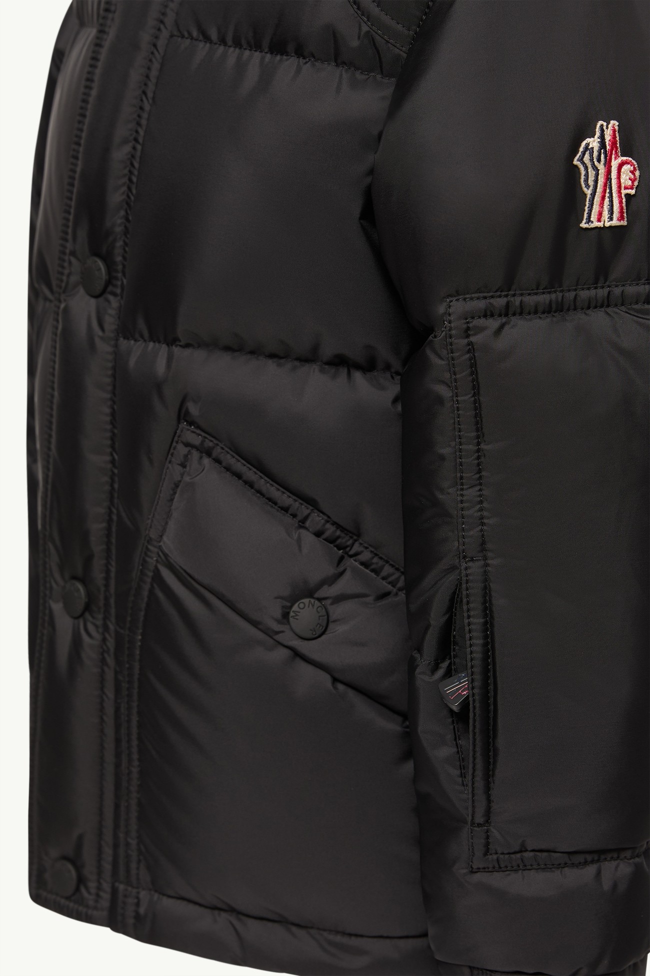 Chaqueta de esquí aislante con capucha Miller Niño Negro Moncler 5