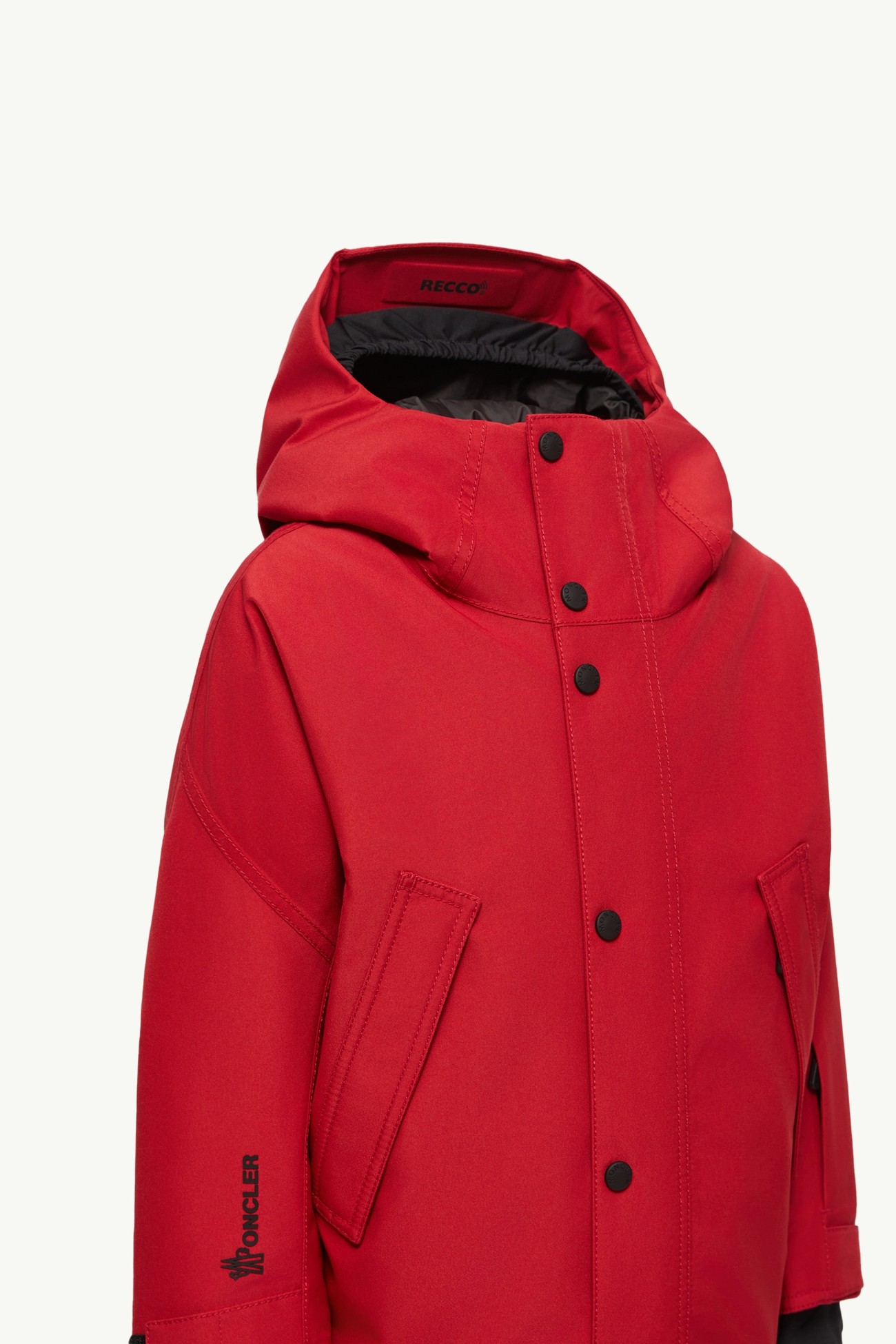 Chaqueta de esquí aislante con capucha de GORE‑TEX® laminado Lambir De Género Neutro Rojo Moncler 3