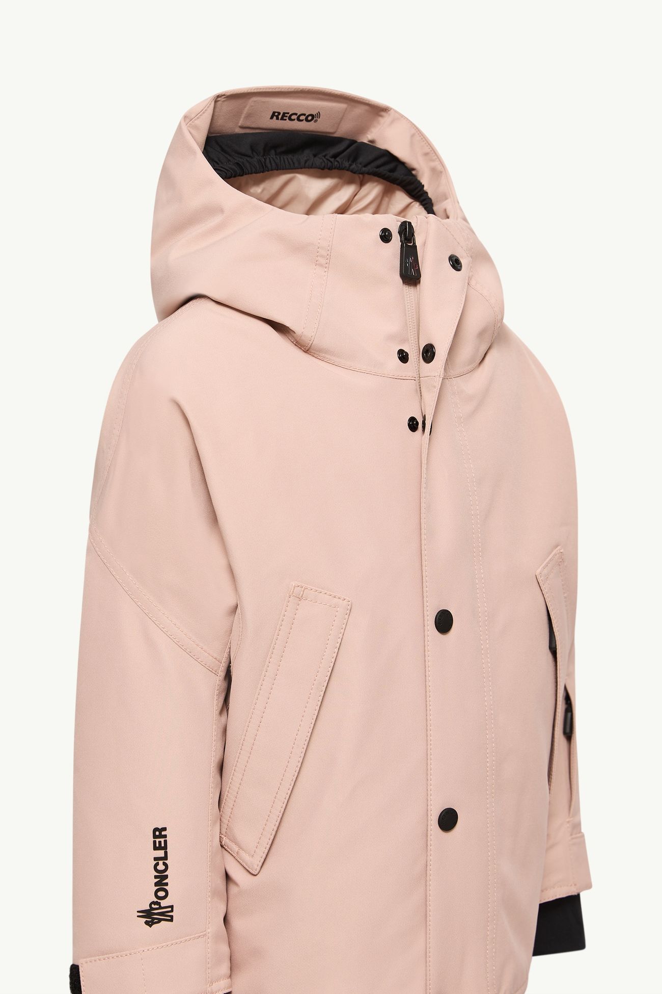 Lambir儿童连帽保暖夹克外套 女童 粉红色 Moncler 3