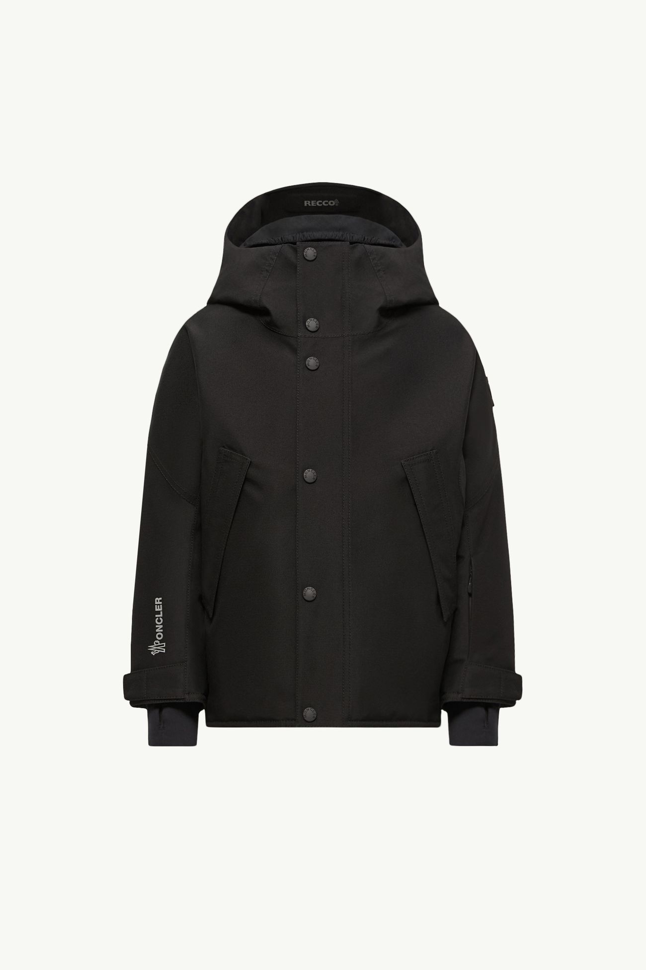 Lambir GORE‑TEX® Laminate Hooded Insulated Ski Jacket Gender Neutral Black Moncler 0