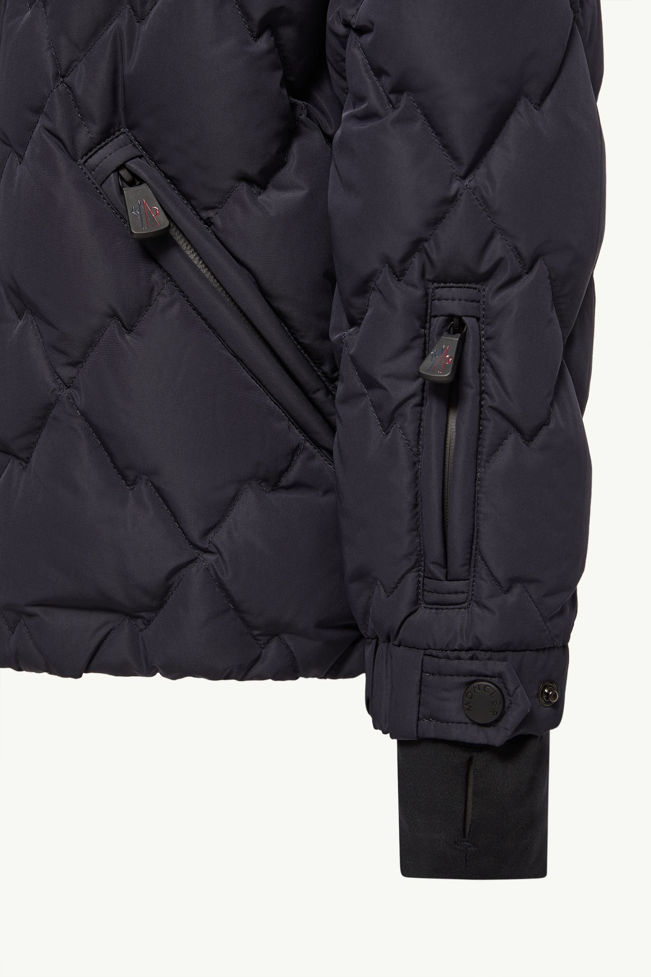 Bramans男童菱形绗缝保暖夹克外套 男童 海军蓝色 Moncler 5