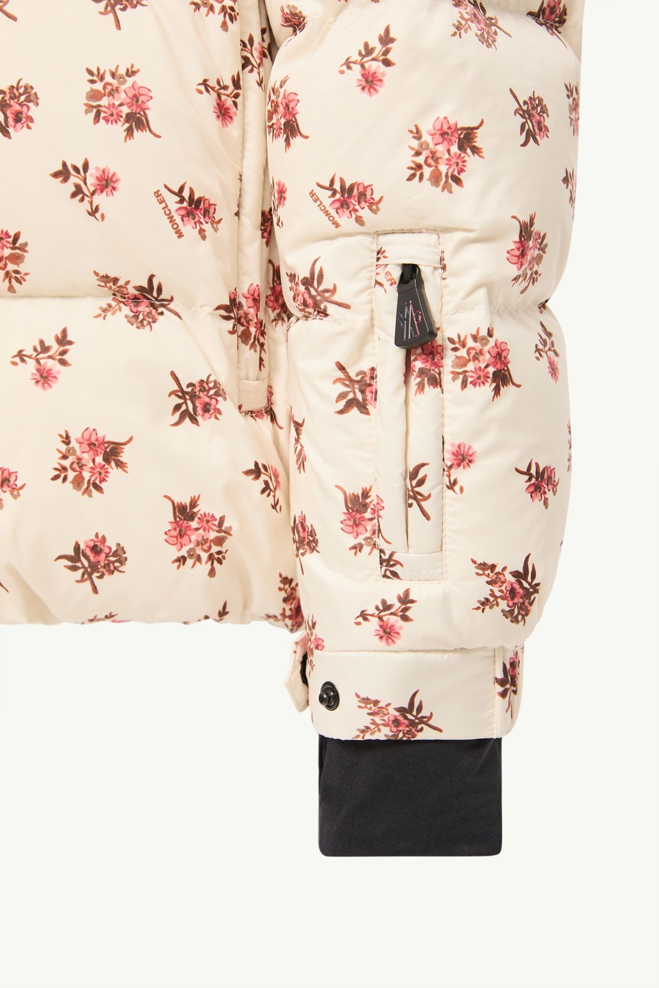 Veste de ski Larosiere isolante à motif floral Fille Blanc & Rose Moncler 3