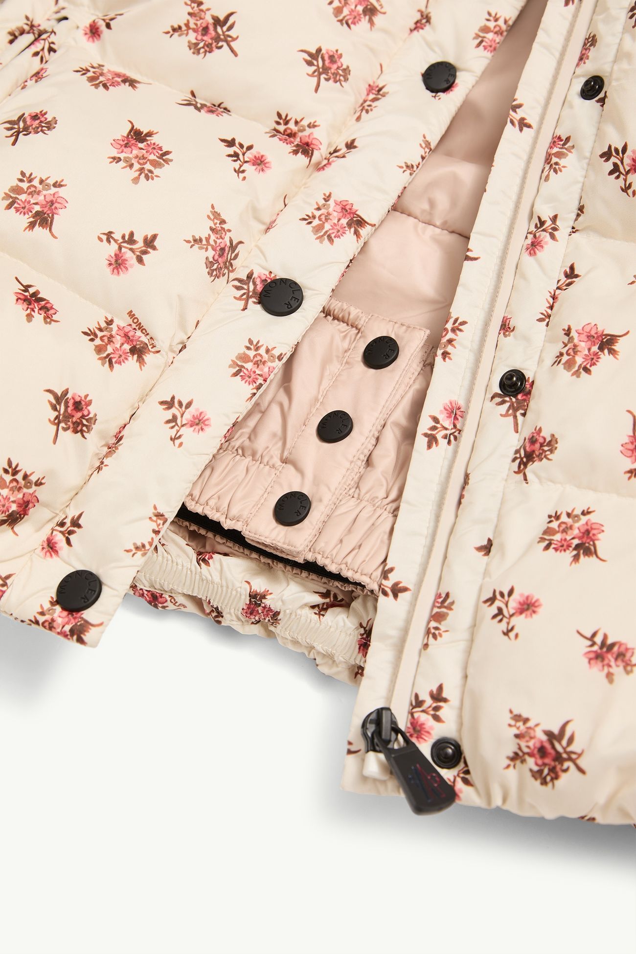 Larosiere女童花卉保暖夹克外套 女童 白色 & 粉色 Moncler 5