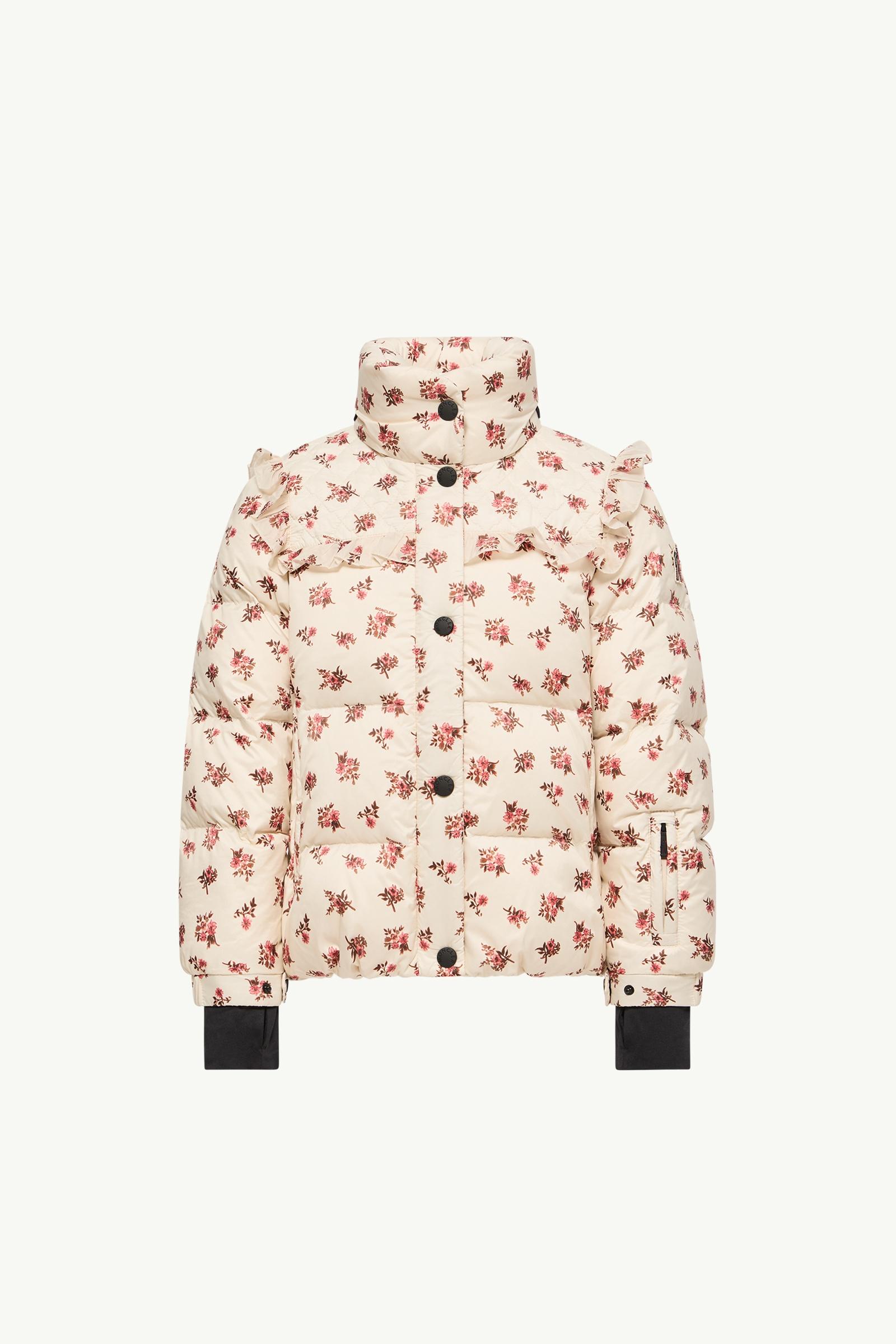 Larosiere isolierte Skijacke mit Blumenmuster Mädchen Weiß & Pink Moncler, 1 of 0