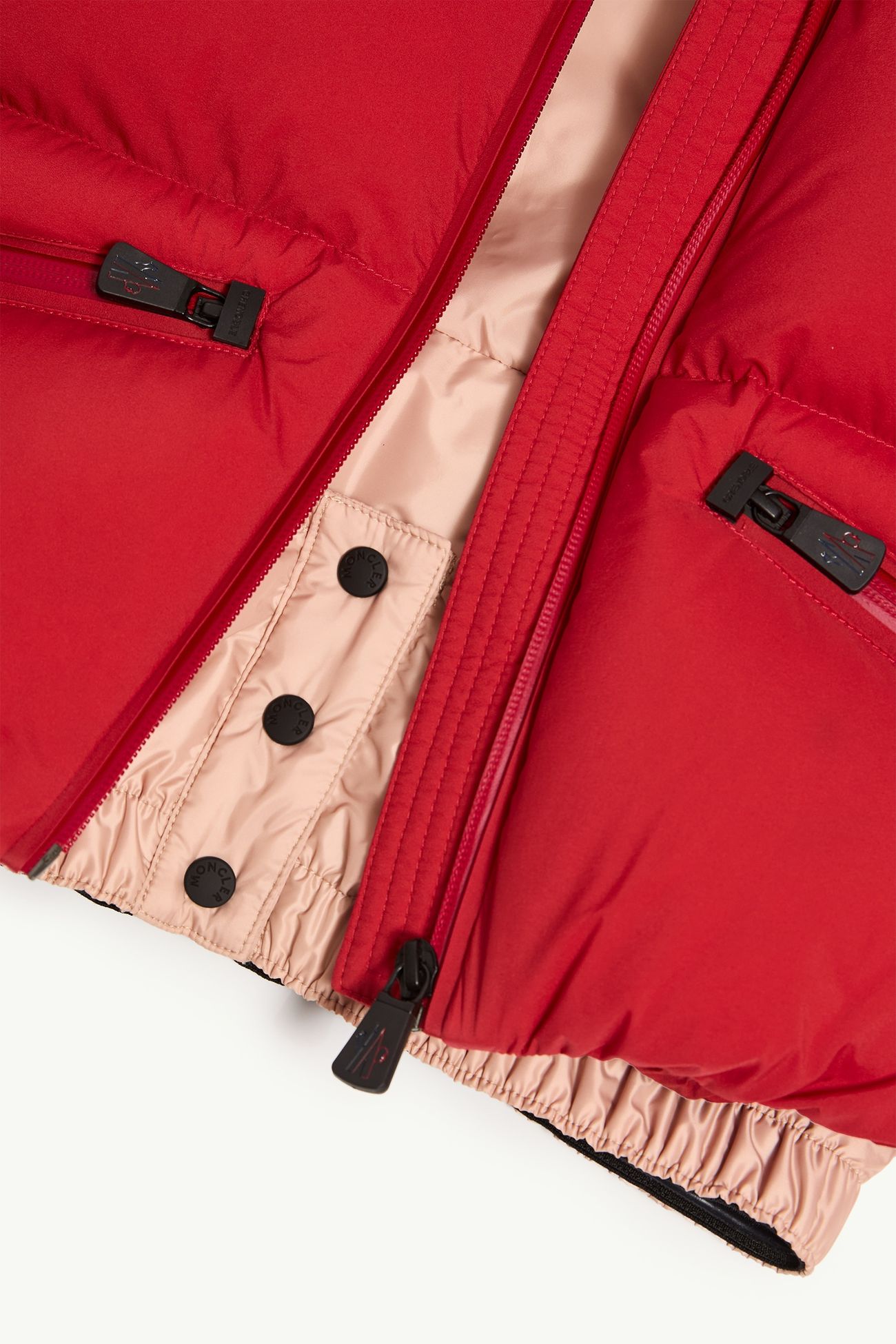 Doudoune de ski à capuche Allesaz Fille Rouge Moncler 5