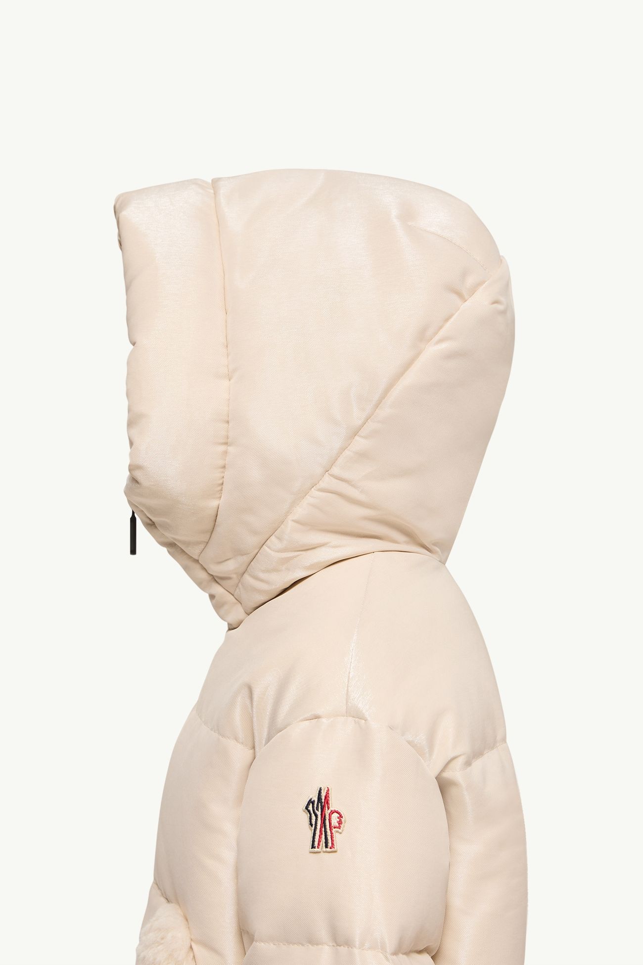 Chaqueta de esquí aislante con capucha Eibsee Niña Beige Claro Moncler 1