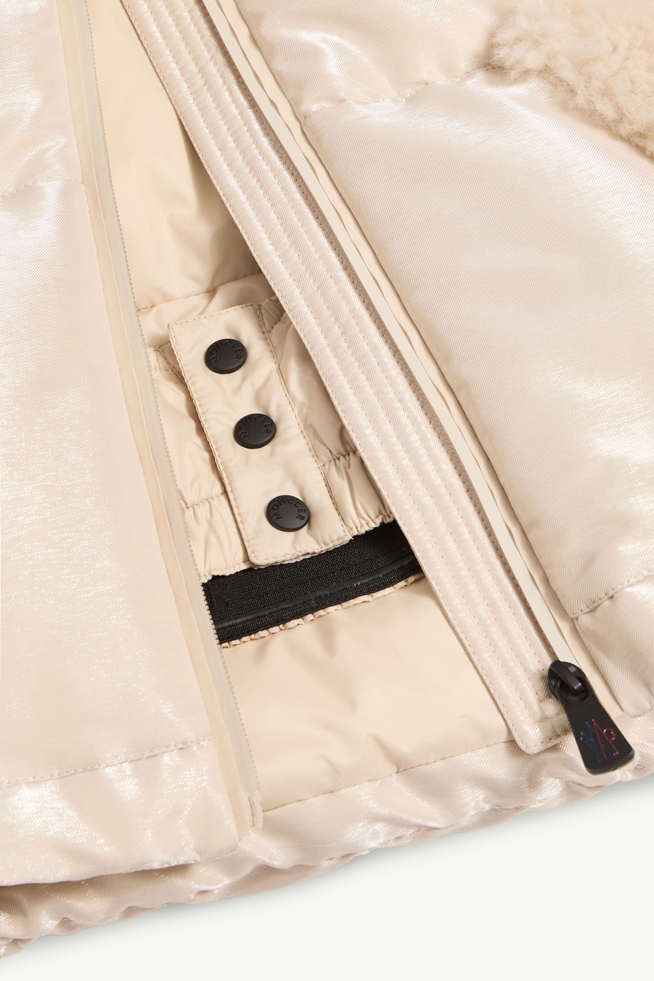 Eibsee isolierte Skijacke mit Kapuze Mädchen Hellbeige Moncler 5