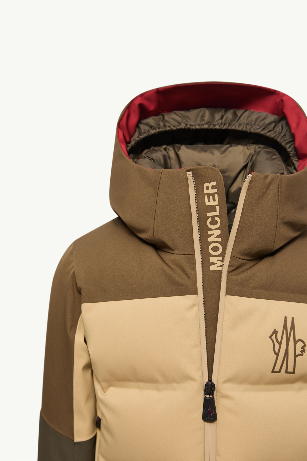New Montmiral男童连帽保暖夹克外套 男童 米色&棕色 Moncler 3