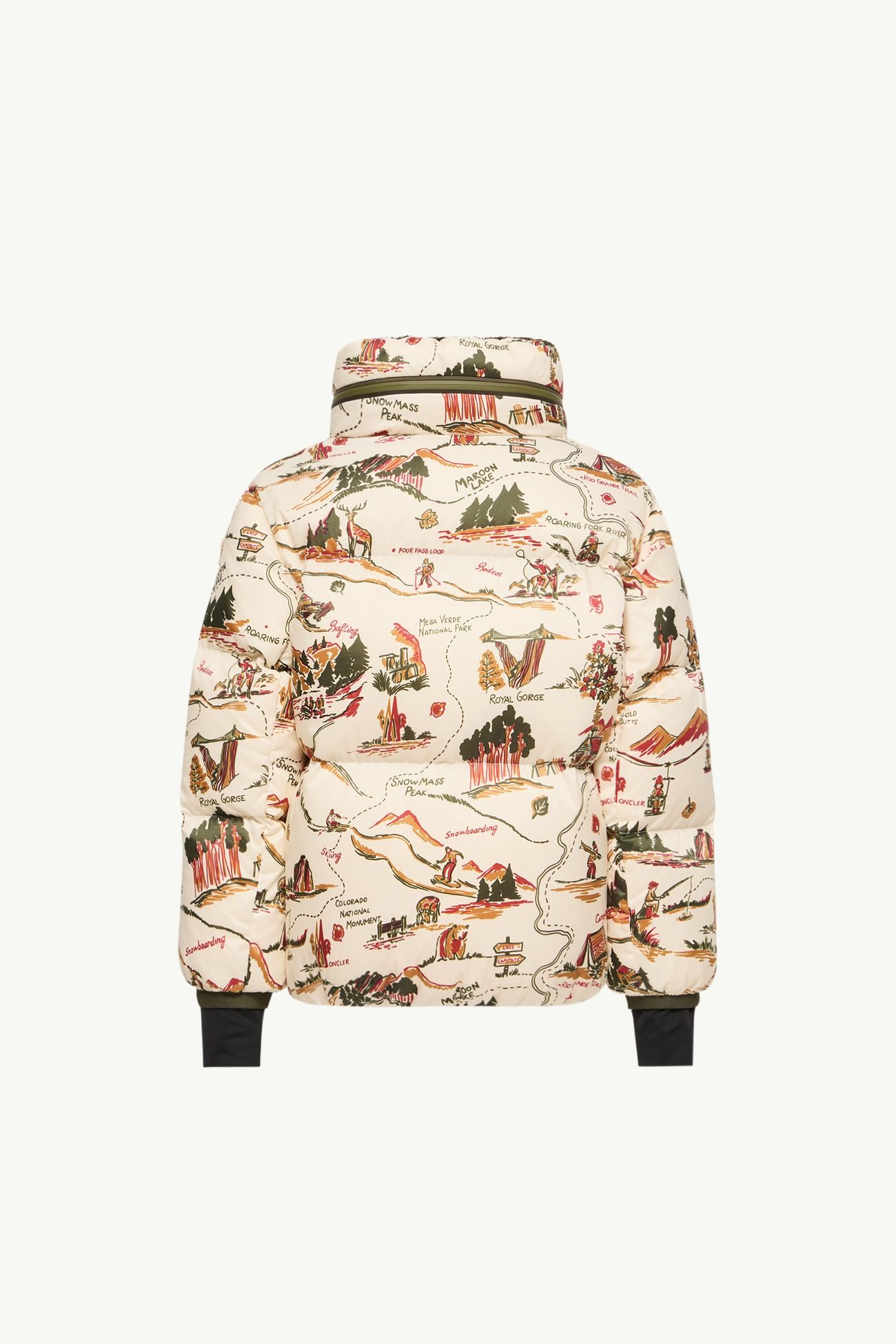 Chaqueta de esquí aislante Verdons Niño Blanco & Verde Moncler 2