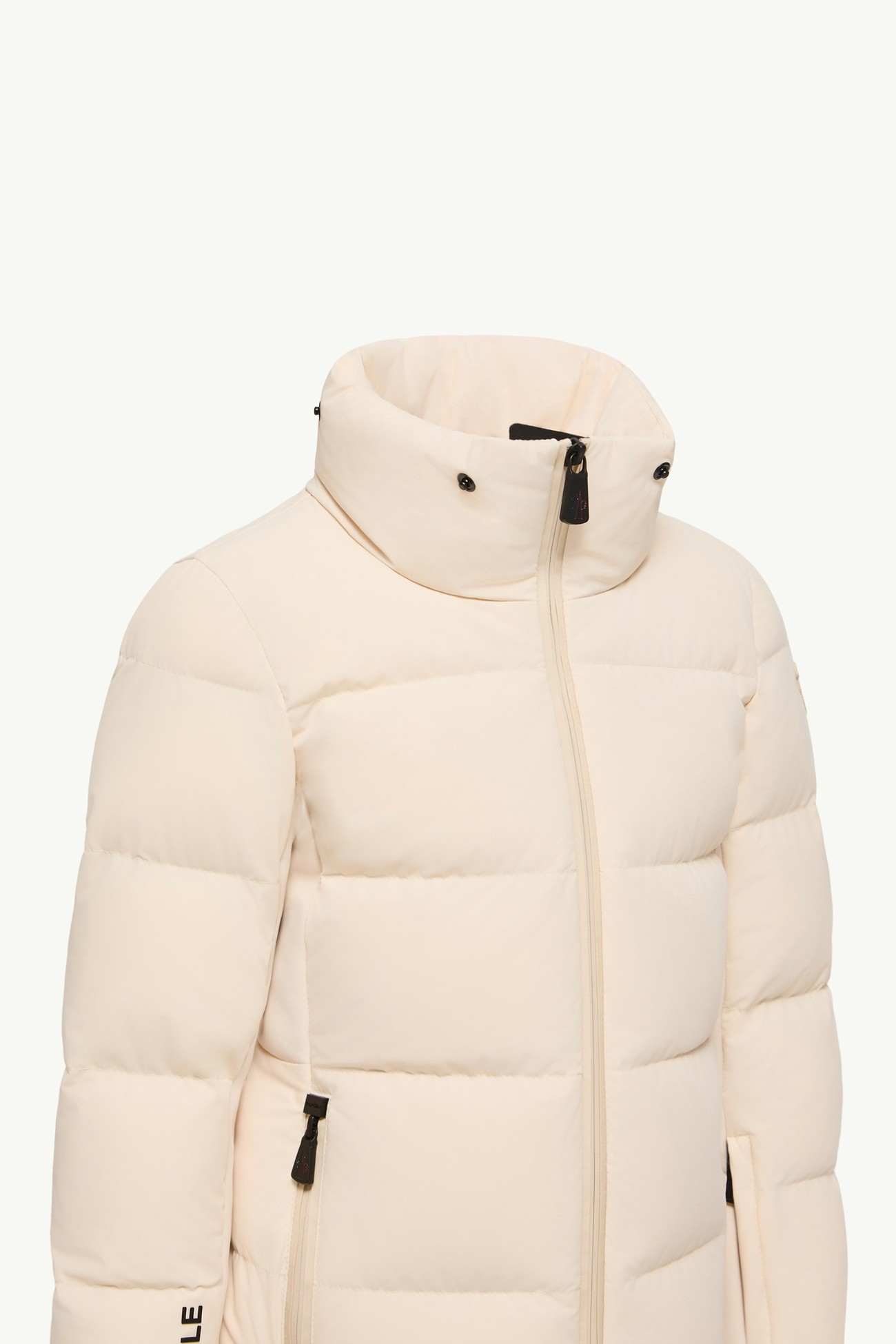 Chaqueta de esquí aislante con capucha New Guyane Niña Blanco Marfil Moncler 3