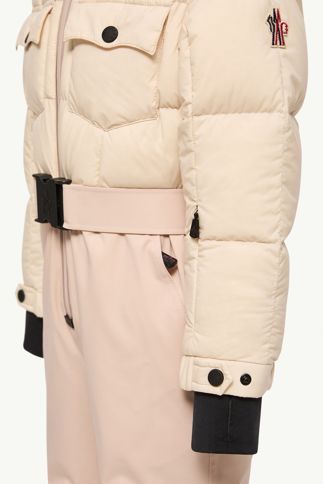 Combinaison de ski isolante à capuche Mixte Rose Moncler 3