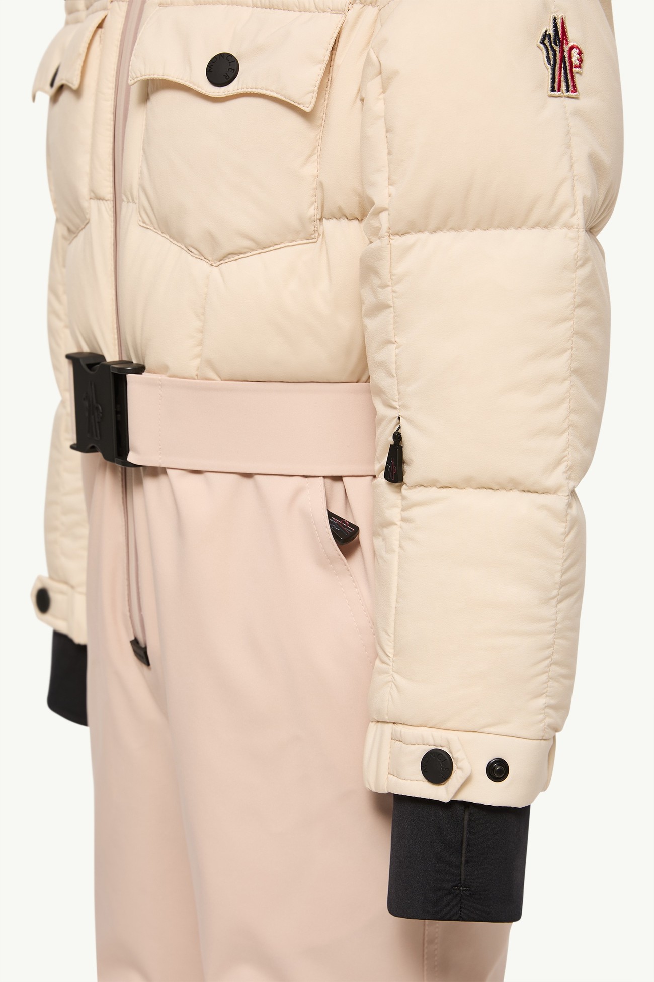 Mono de esquí aislante con capucha De Género Neutro Rosado Moncler 3