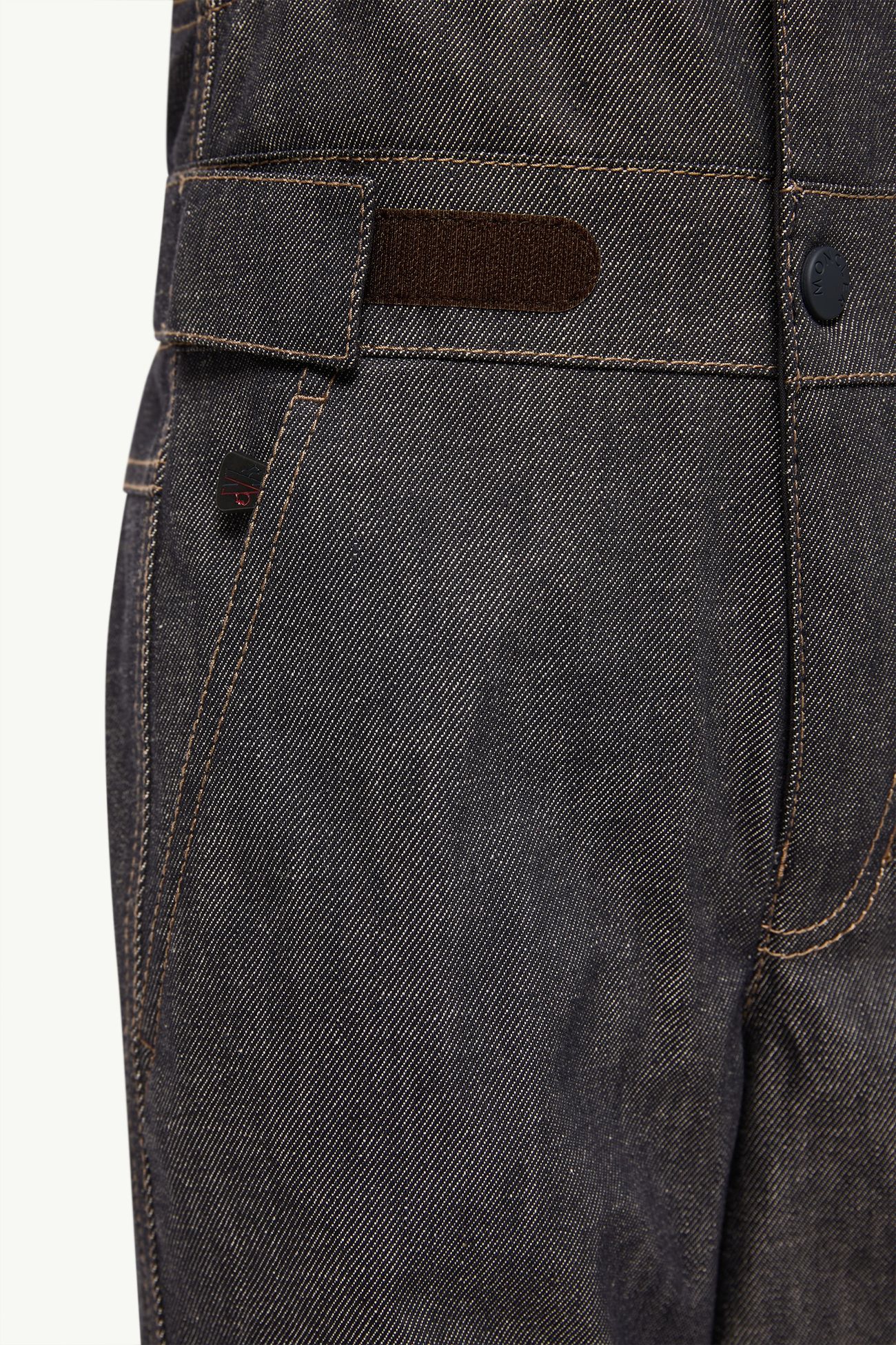 Peto de tejido vaquero De Género Neutro Azul Denim Moncler 3