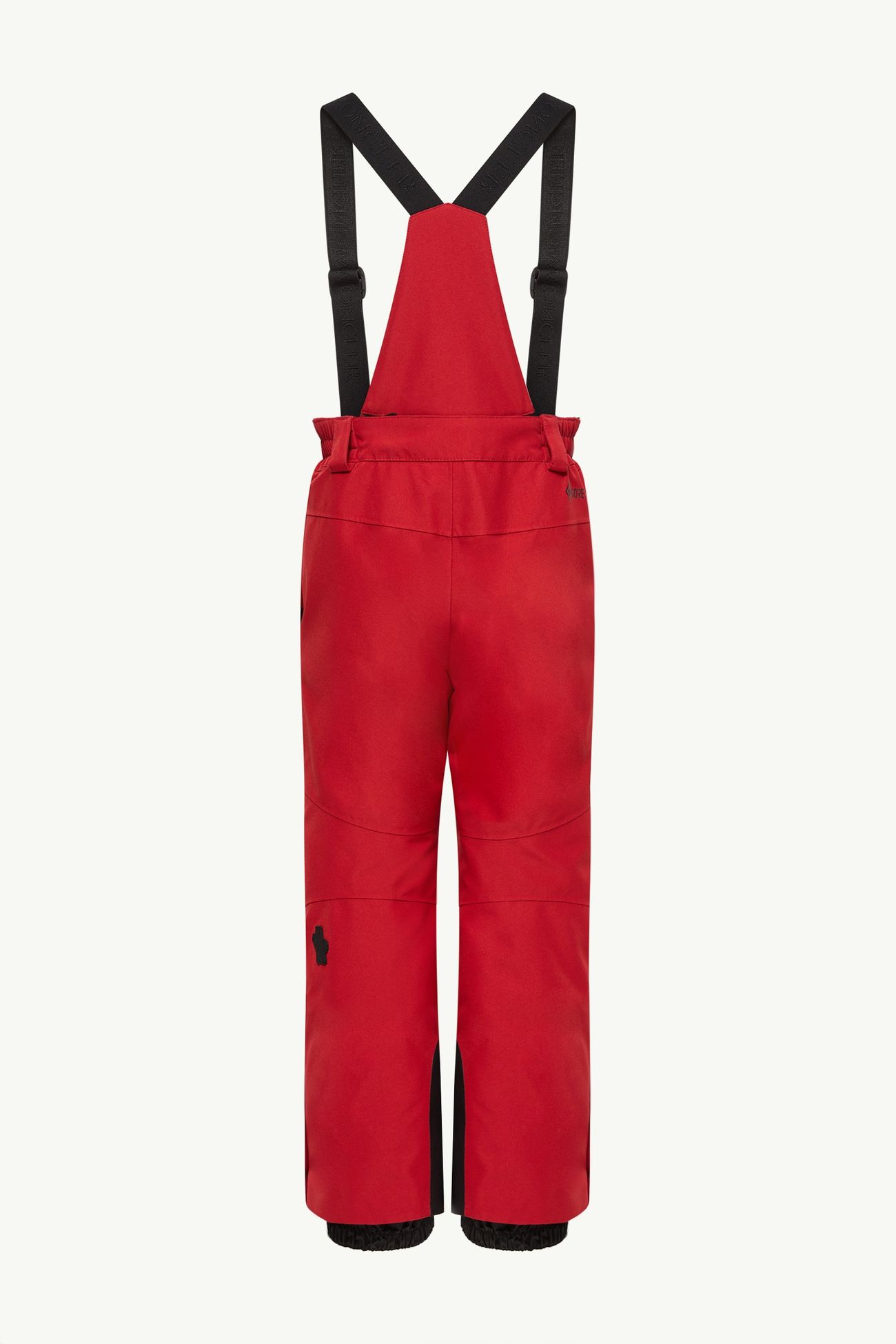 Insulated Ski Bib Gender Neutral Black & Red Moncler 2