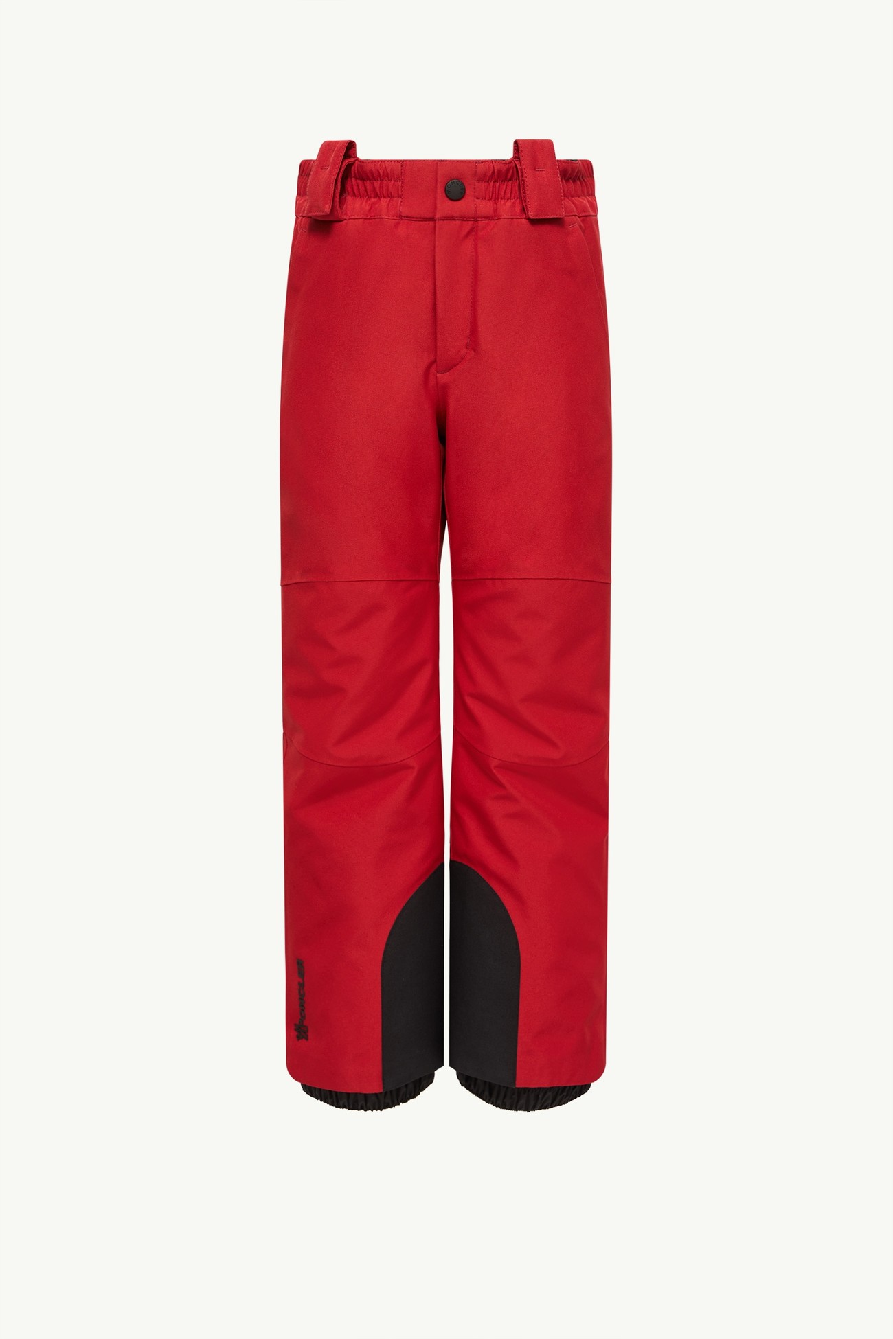 Insulated Ski Bib Gender Neutral Black & Red Moncler 4