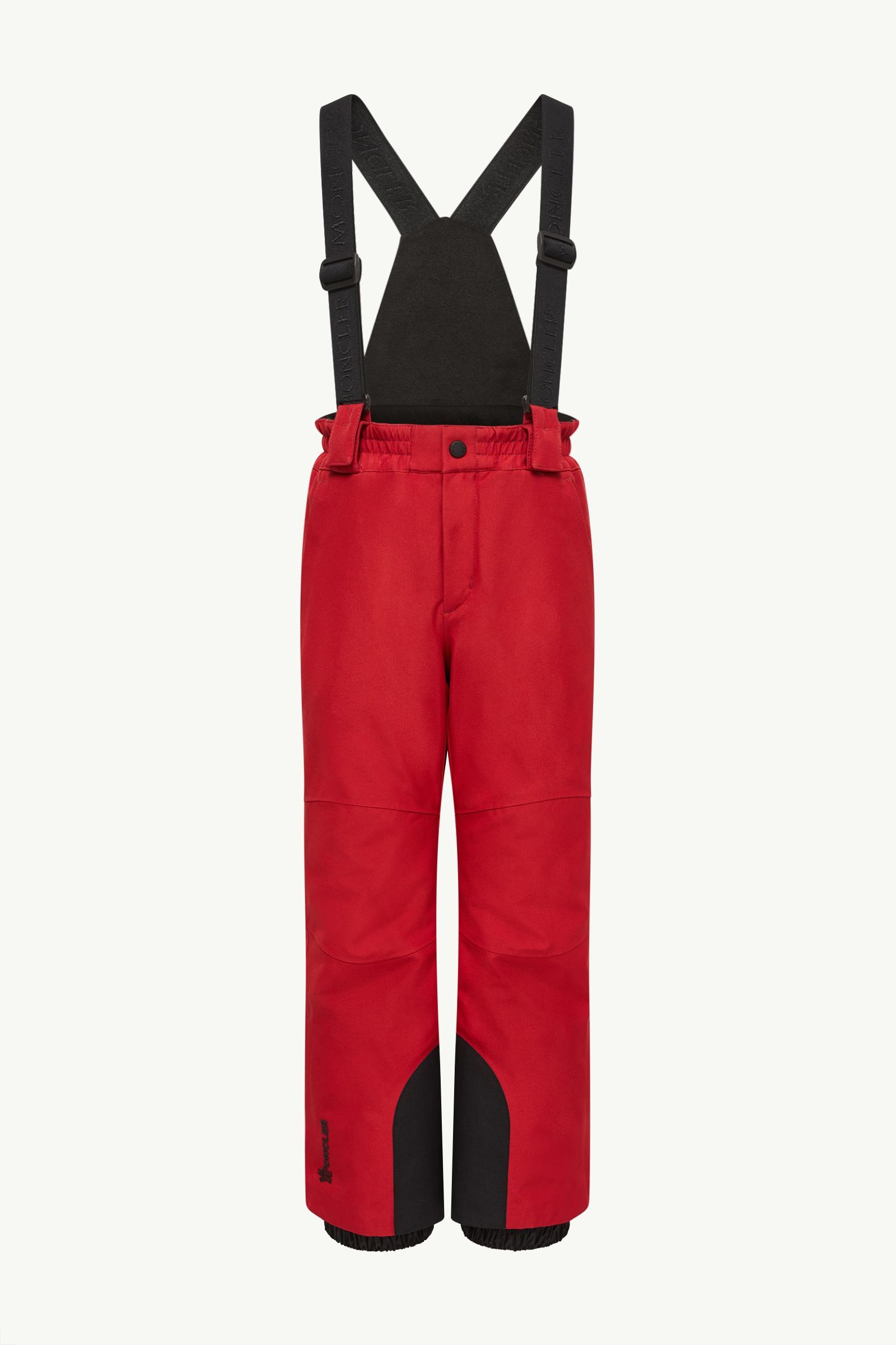 Insulated Ski Bib Gender Neutral Black & Red Moncler, 1 of 0