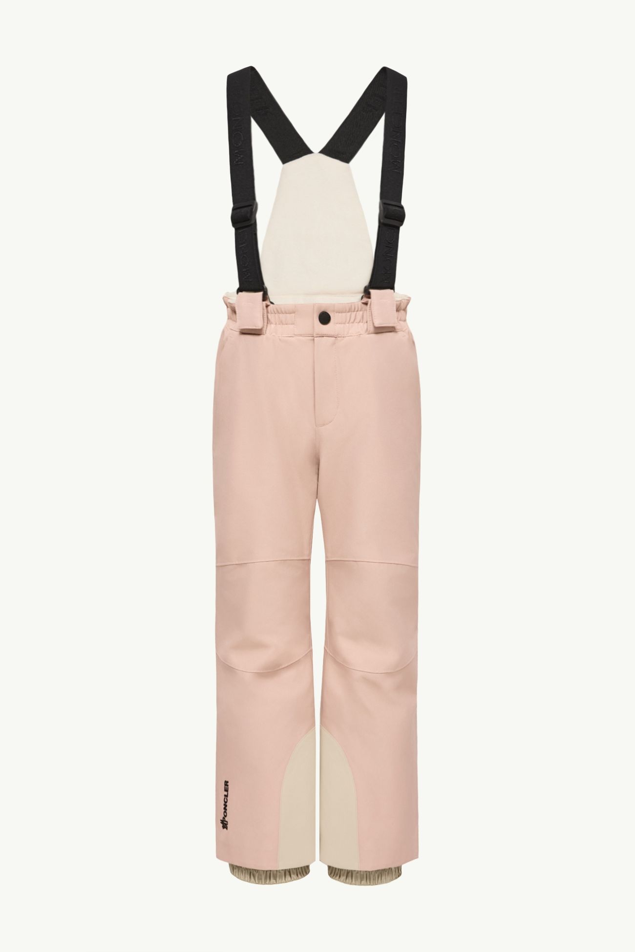 Insulated Ski Bib Girl Black & Pink Moncler 0