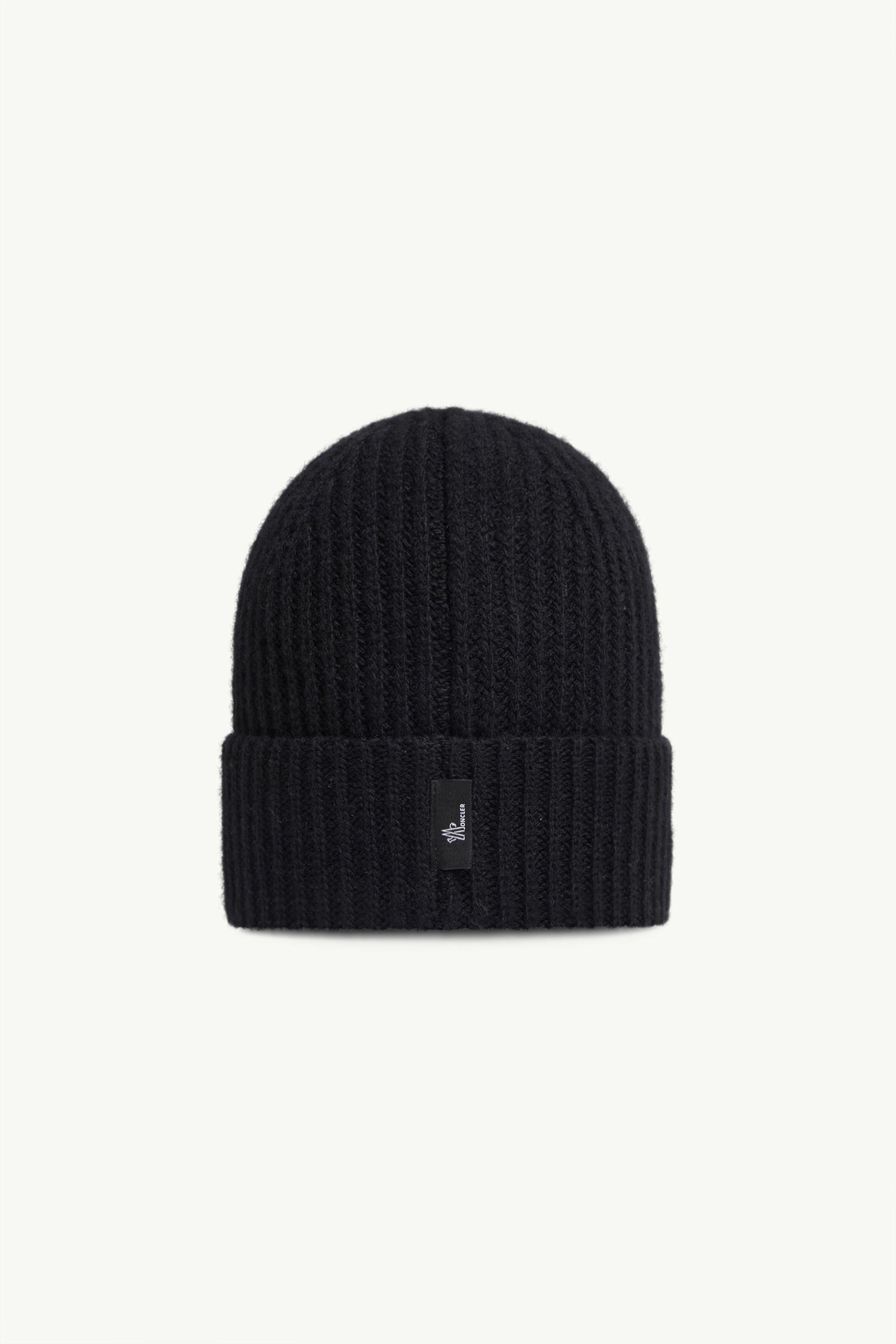 Black Wool Beanie - Accessories & Shoes for Children | Moncler US