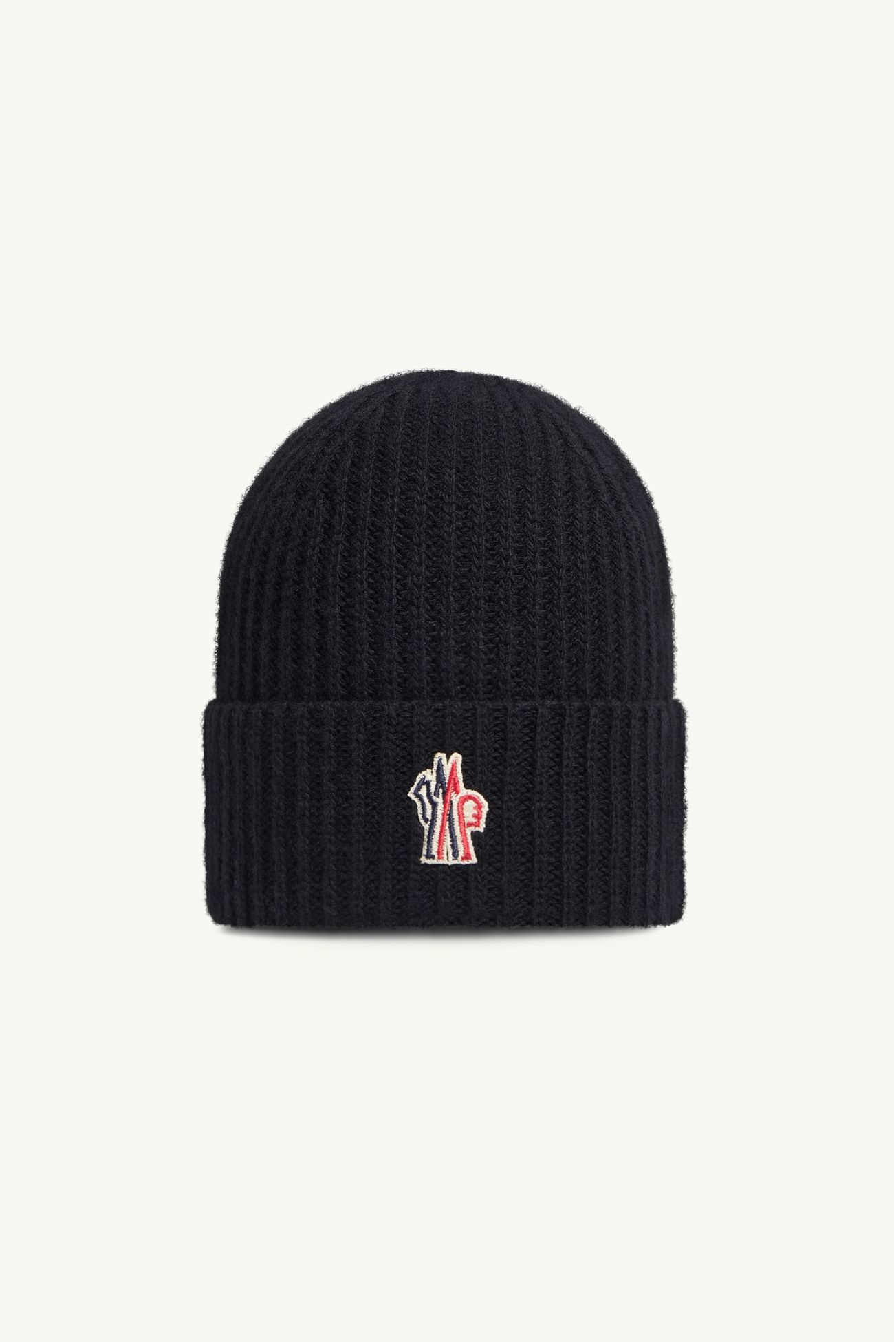 Wool Beanie Gender Neutral Black Moncler 0