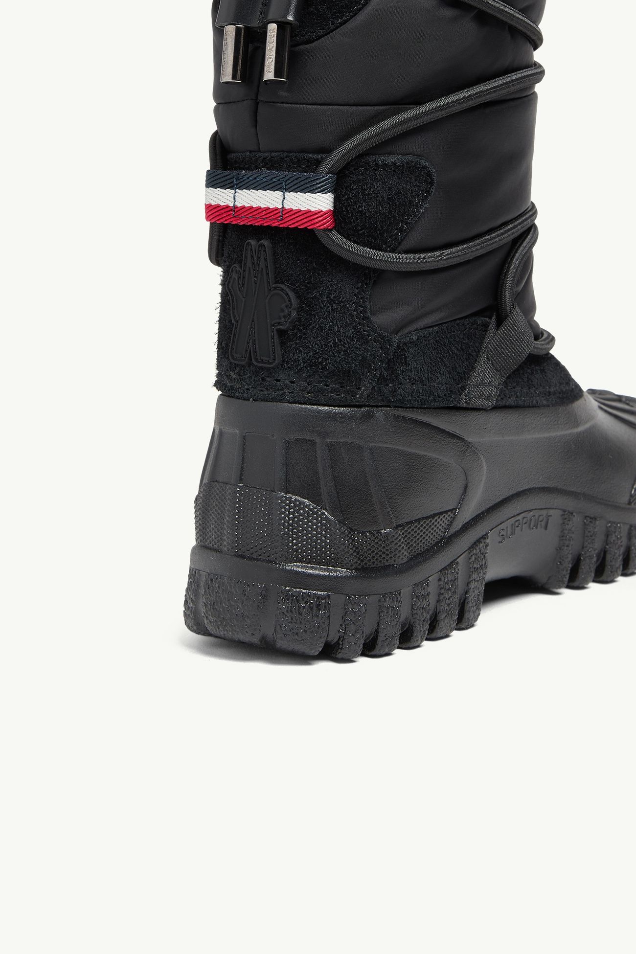 Chris儿童合成材料饰边靴子 中性 黑色 Moncler 5