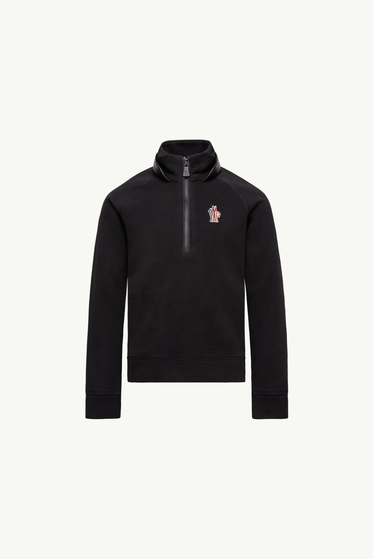 Half-Zip Fleece Sweatshirt Gender Neutral Black Moncler 0