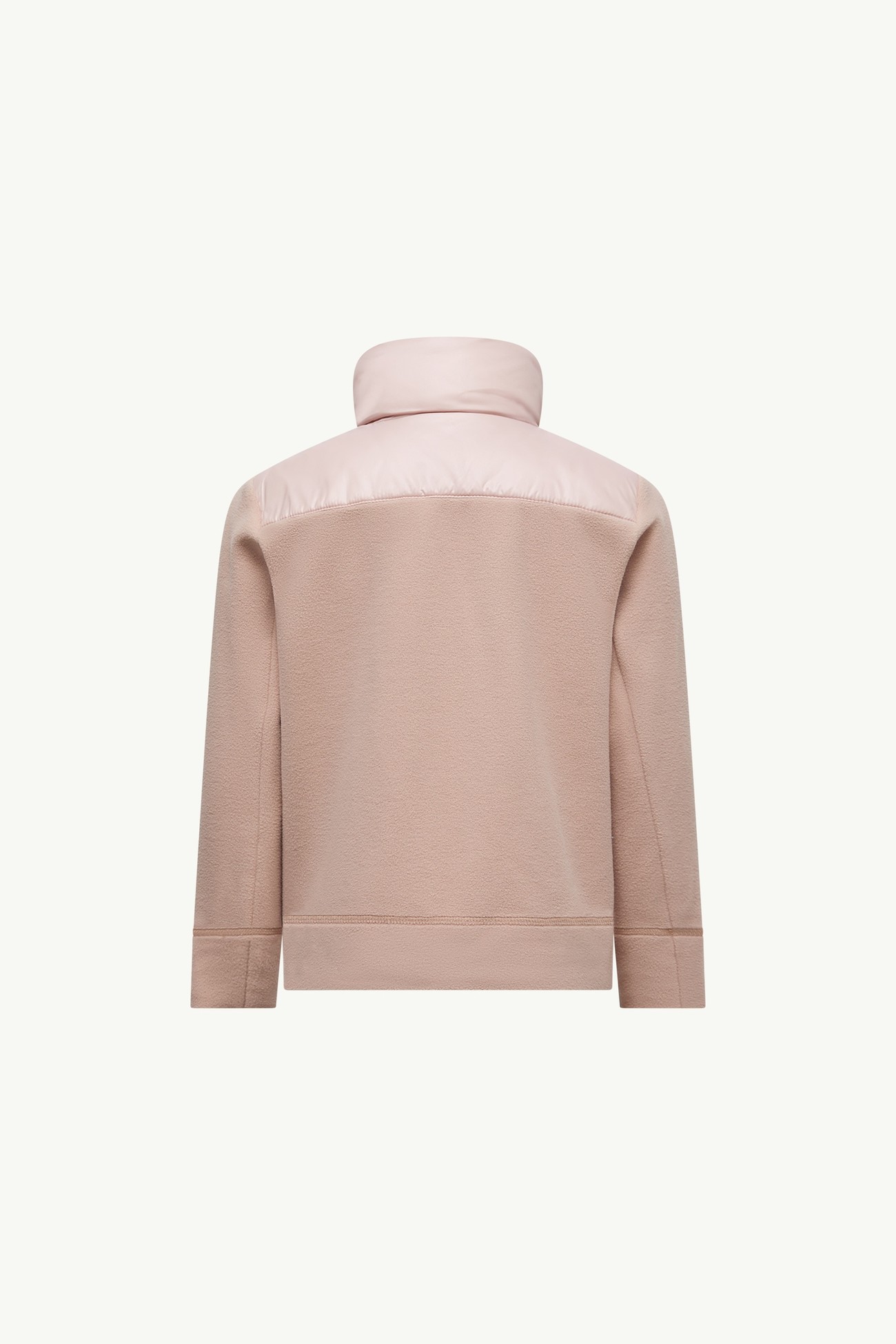 夾層抓毛拉鏈衛衣 女童 粉紅色 Moncler 2