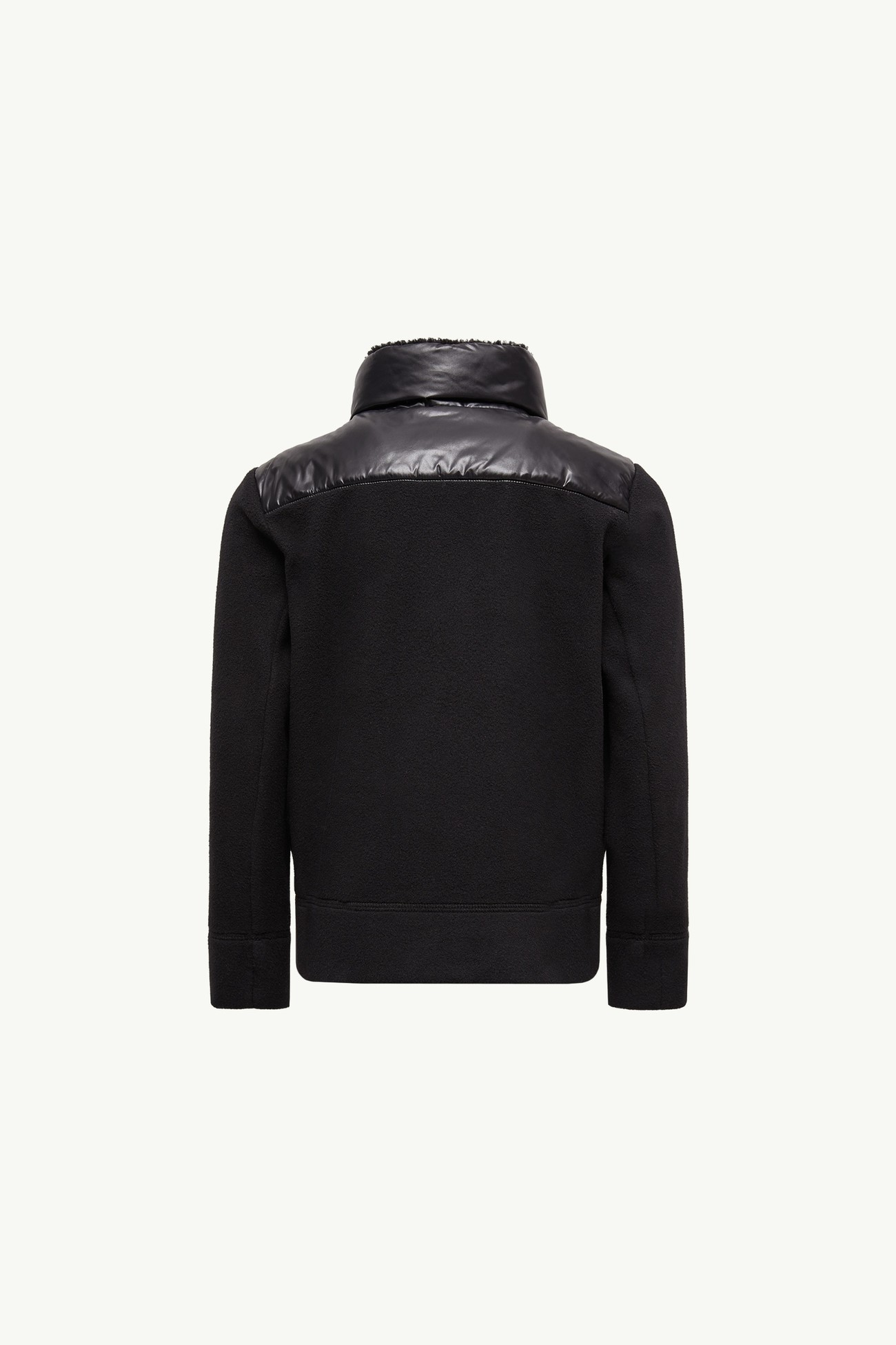 Padded Fleece Zip-Up Sweatshirt Gender Neutral Black Moncler 2