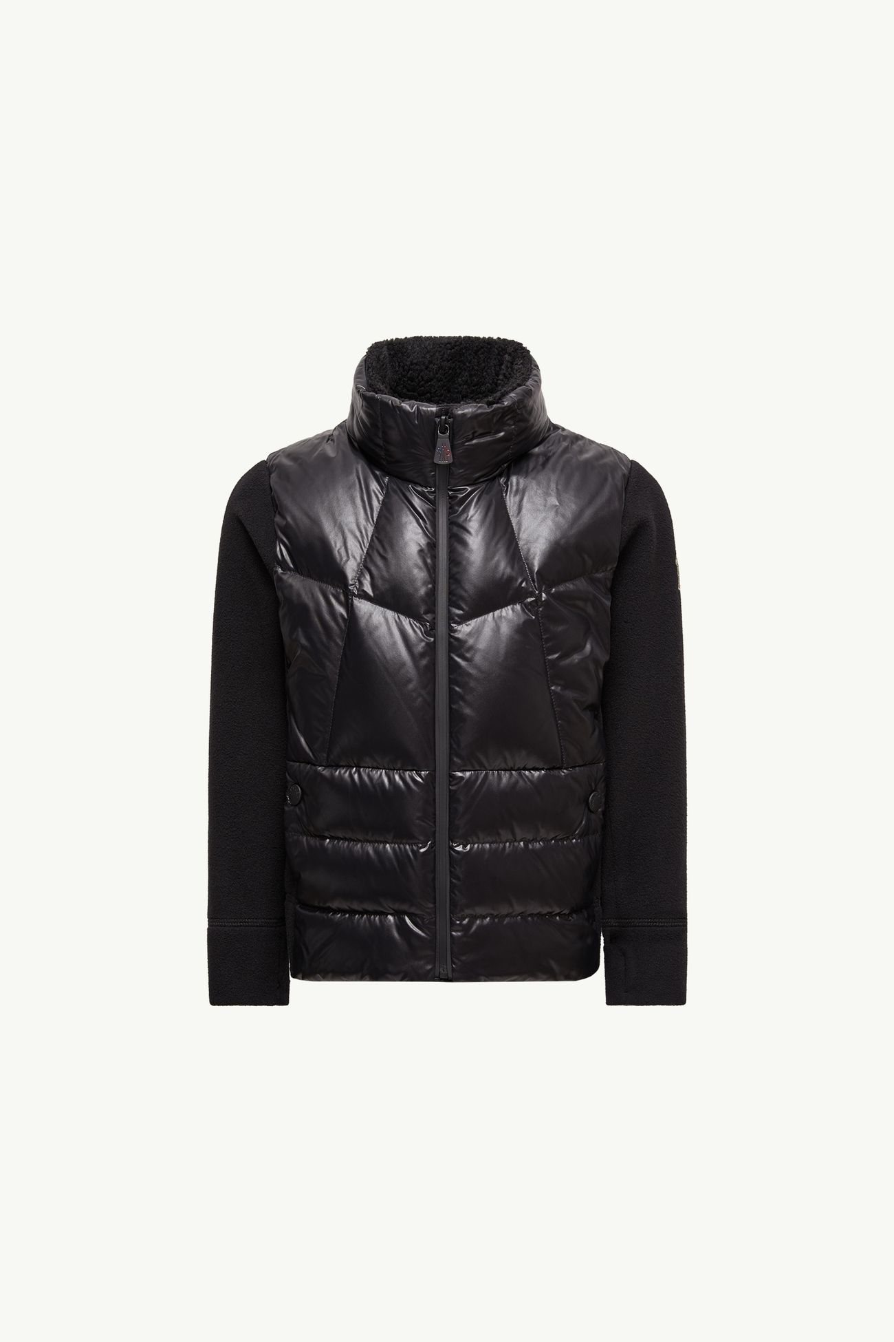 Felpa imbottita in pile Gender Neutral Nero Moncler 0