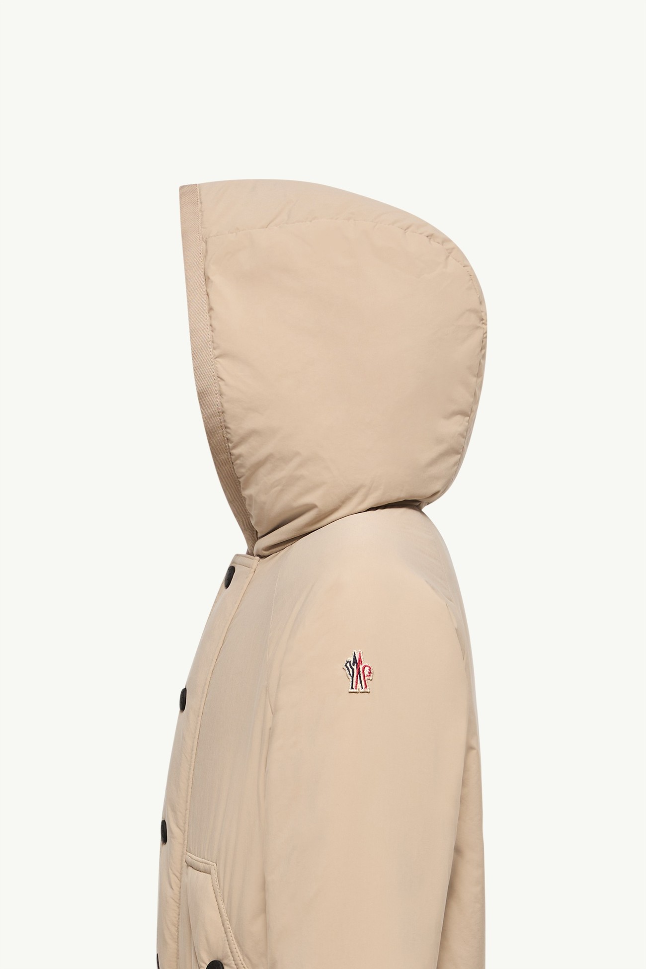 Cardigan zippé réversible en teddy Mixte Beige Clair Moncler 4