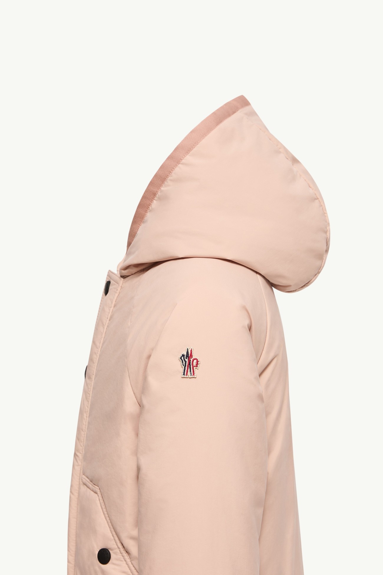 Felpa reversibile con zip in teddy Bambina Rosa Moncler 5