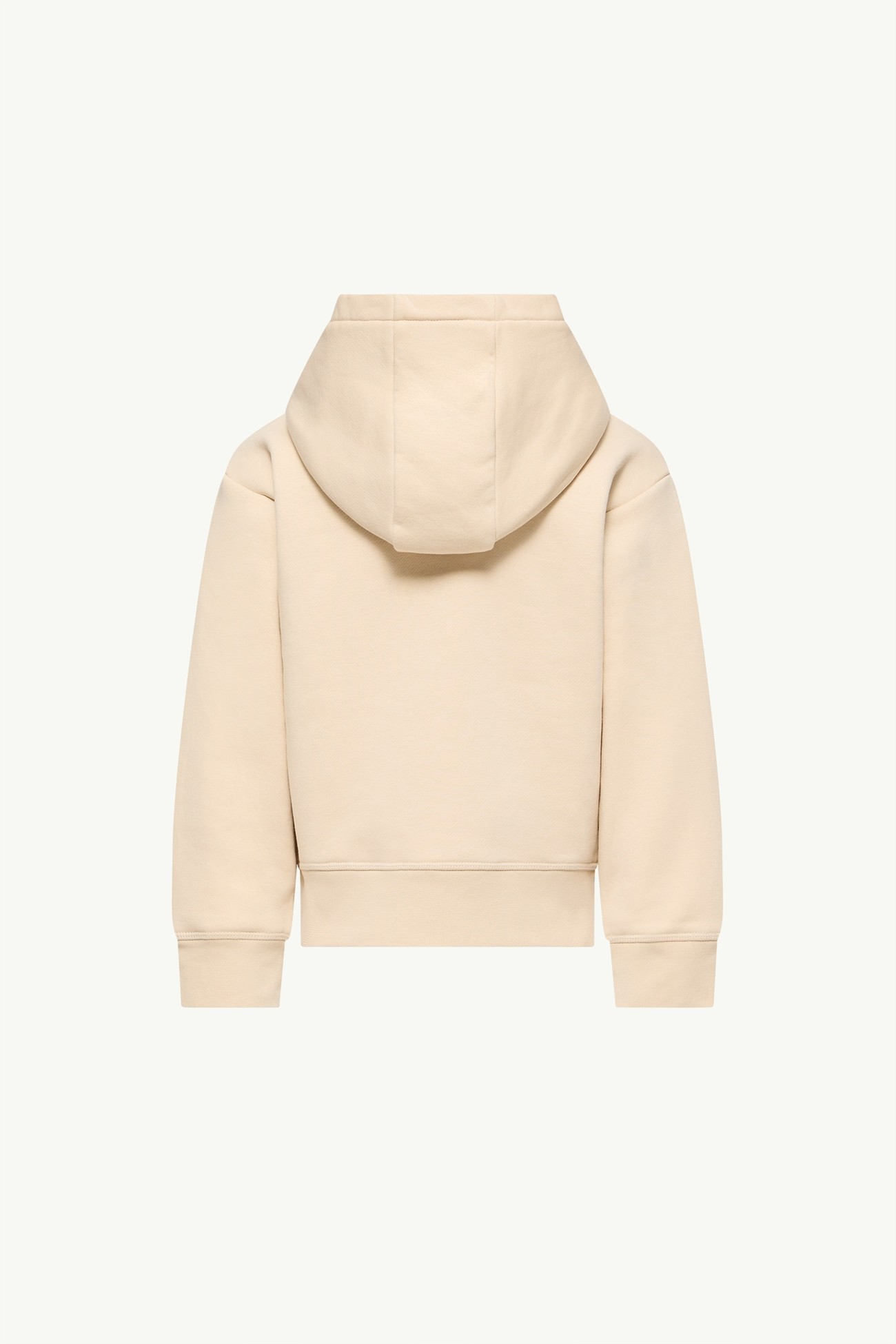 Sudadera con capucha de mezcla de algodón con motivo de montaña Niño Blanco Marfil Moncler 3