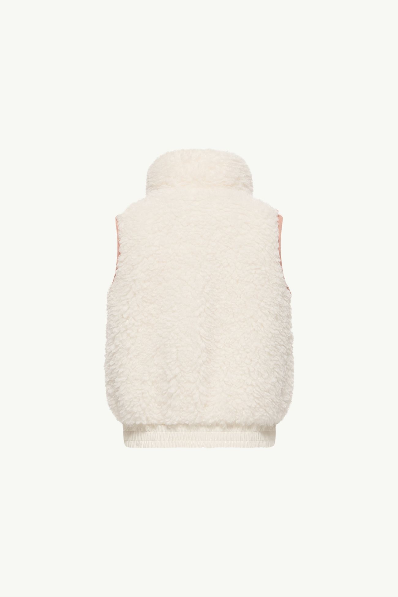 Teddy Down Gilet Girl White Moncler 2