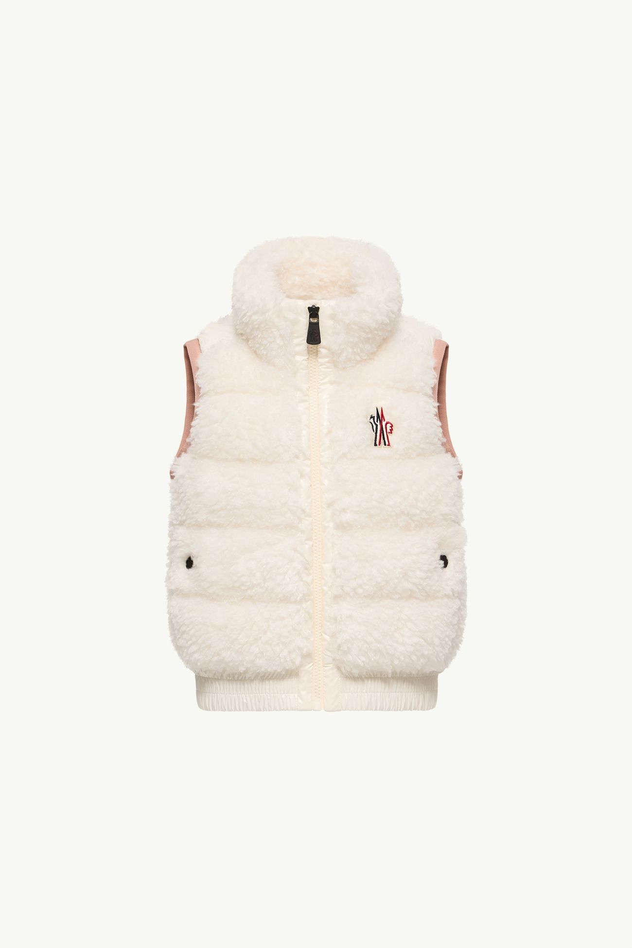 Teddy Daunenweste Mädchen Weiß Moncler 0