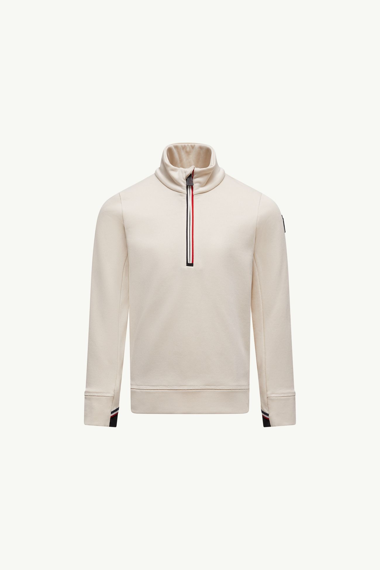 Polartec® Half-Zip Polo Neck Gender Neutral White Moncler 0