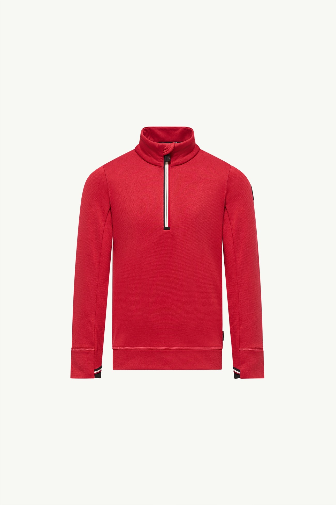 Polartec® Half-Zip Polo Neck Gender Neutral Red Moncler 0